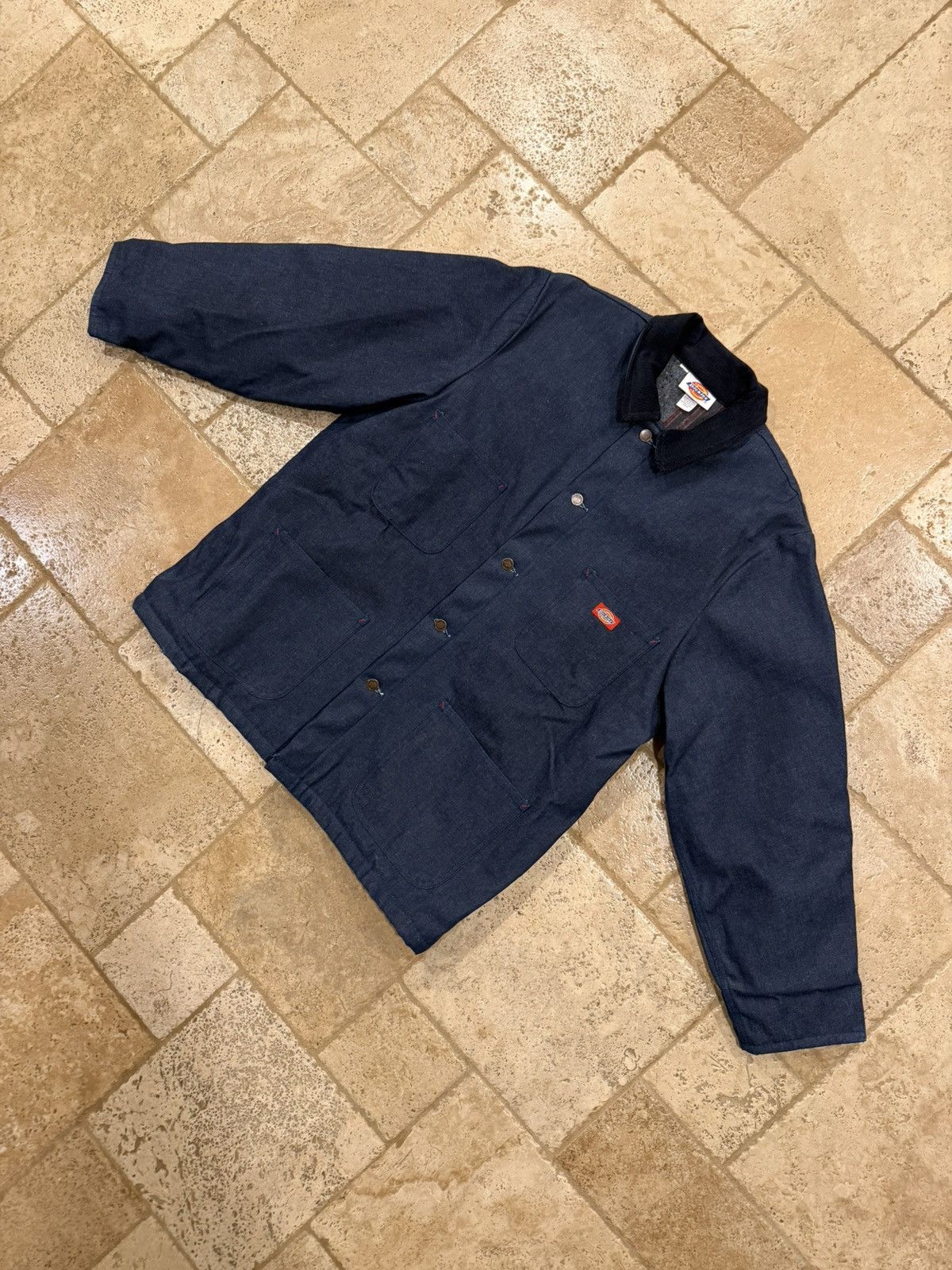 Dickies Vintage Dickies Denim Blanket Lined Chore Jacket Size US XL / EU 56 / 4 - 5 Thumbnail