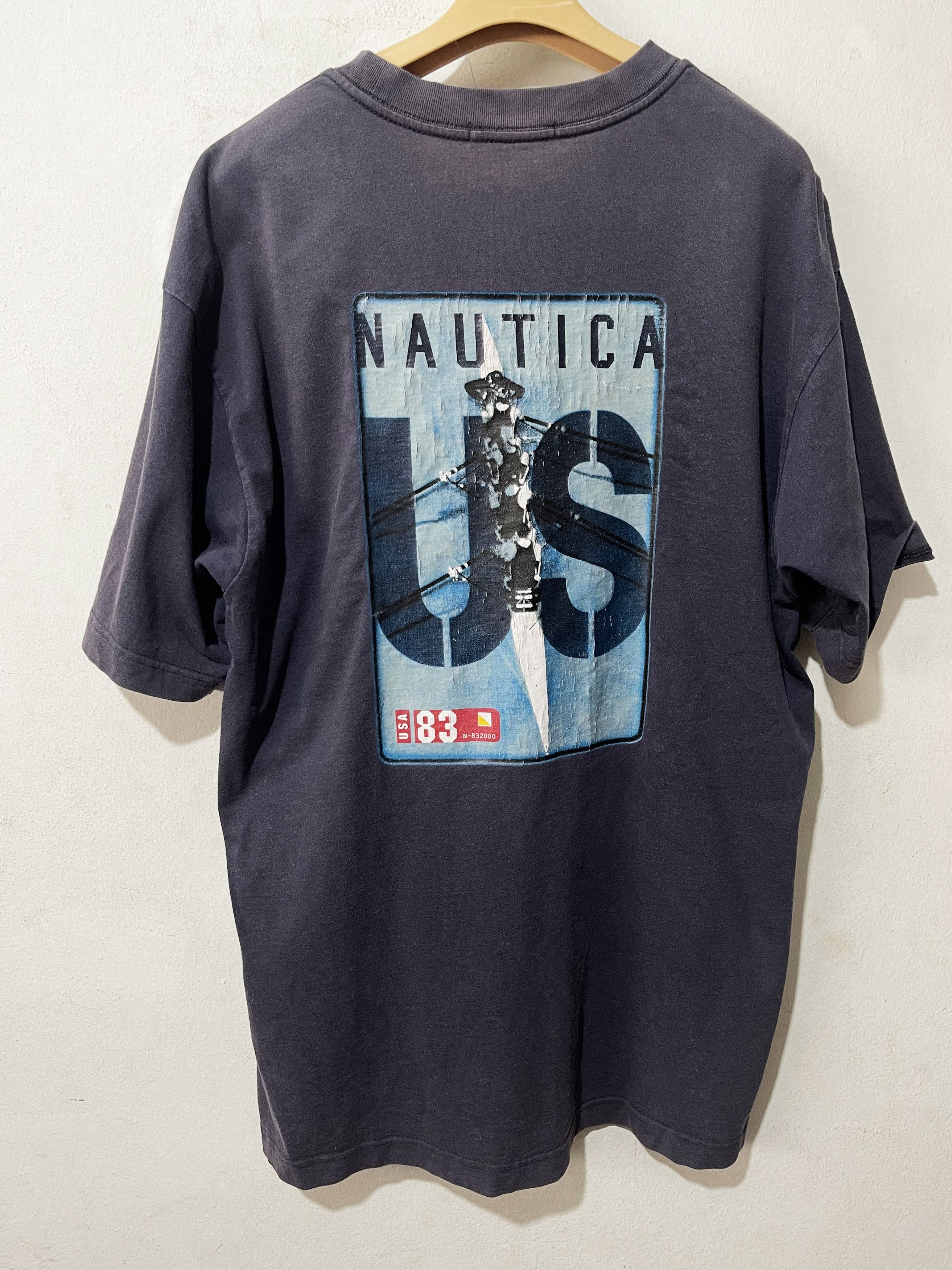 Nautica × Vintage Vintage 90s Nautica Pocket Tee Size US XL / EU 56 / 4 - 1 Thumbnail