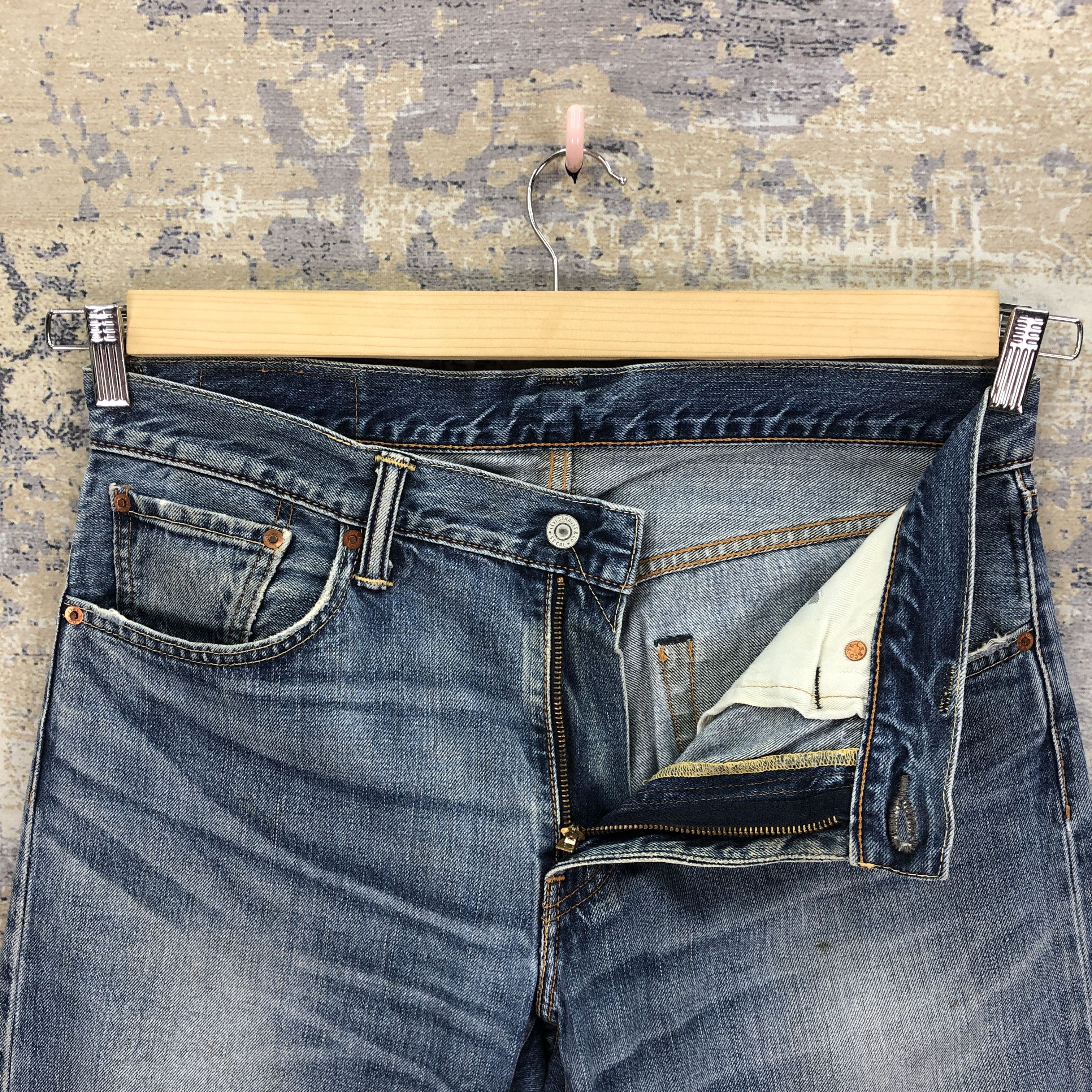 Levi's Vintage Y2K Levis 502 Jeans Distressed Levi's Faded Denim Size US 34 / EU 50 - 6 Thumbnail