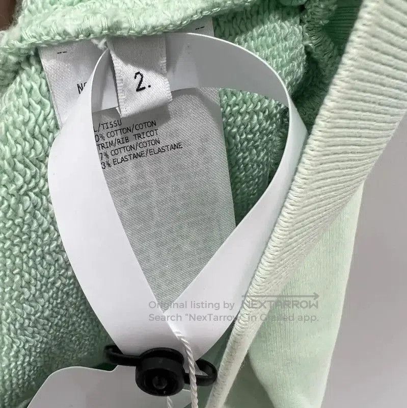 Thom Browne Thom Browne Green Logo Cotton Hoodie for Women . Size XXS / US 00 / IT 34 - 7 Thumbnail