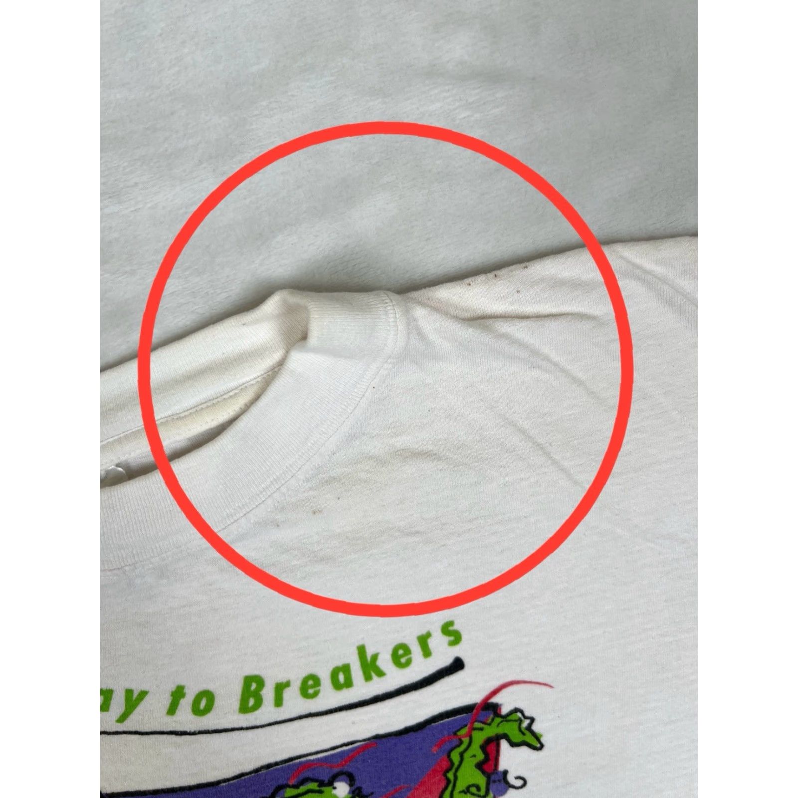 Vintage VINTAGE Examiner Bay To Breakers I Survived T-Shirt 90s 1994 L White Men Short Sleeve Round Neck Cotton USA 90s Mens Size US L / EU 52-54 / 3 - 4 Thumbnail