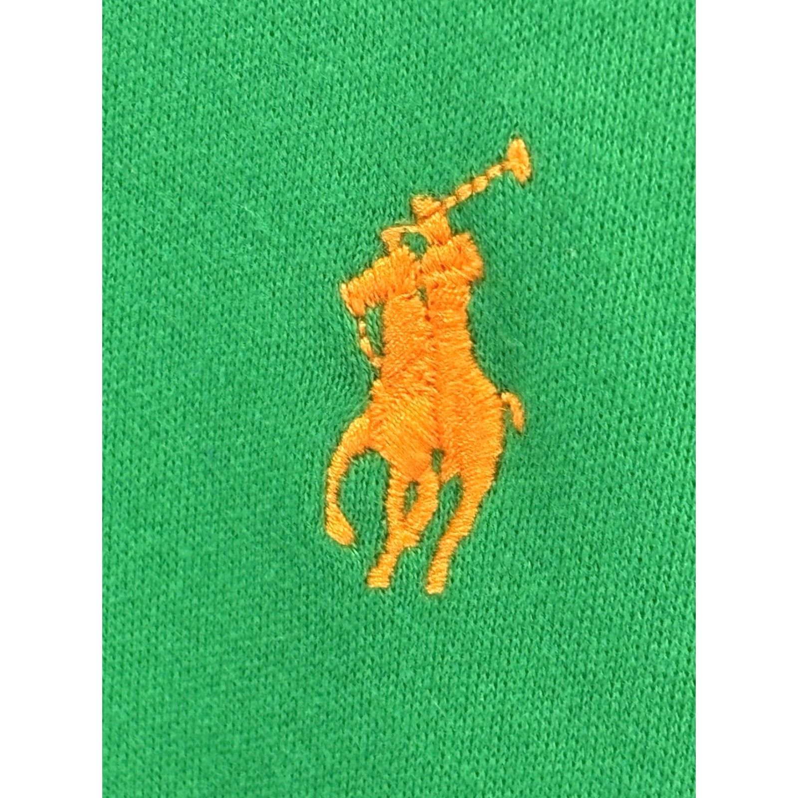 Ralph Lauren VINTAGE Polo Ralph Lauren Polo Shirt 4XB Men Big & Tall Green Orange Pony Polo Shirt Men Big & Tall Green Orange Pony Size US XXL / EU 58 / 5 - 4 Thumbnail