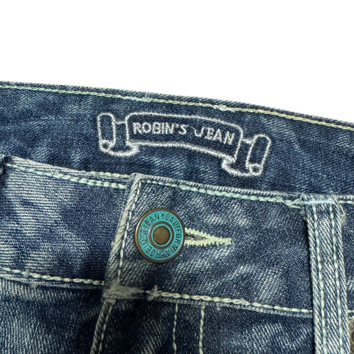 Robins Jeans Robins Jeans Embroidery Denim Flare Jeans Size US 33 - 6 Thumbnail
