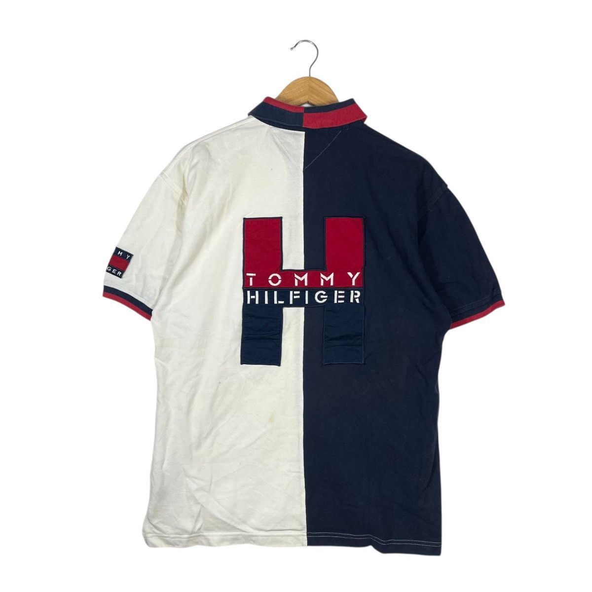 Tommy Hilfiger Vintage 90s Tommy Hilfiger Sailing Gear Polo Shirt Size US L / EU 52-54 / 3 - 4 Thumbnail