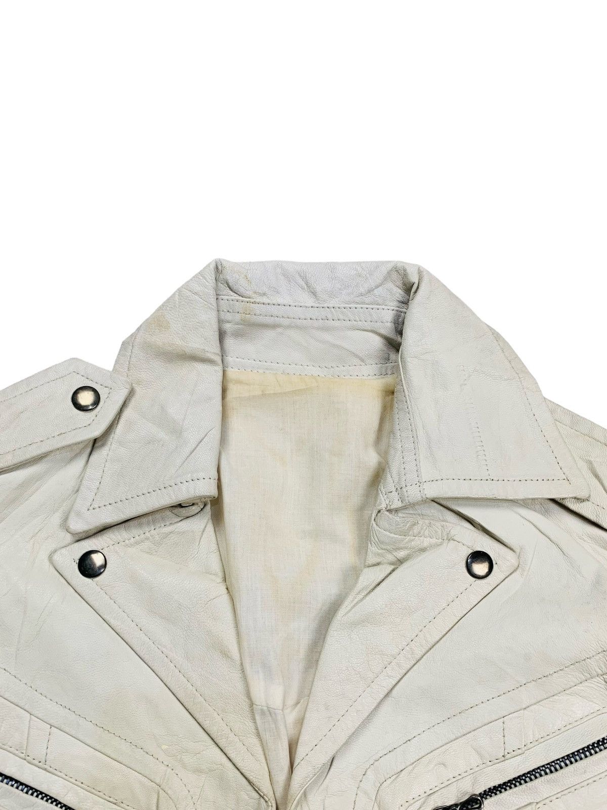 Isamu Katayama Backlash 2000s Shellac - Riri Multizipper Riders Jacket Size US M / EU 48-50 / 2 - 8 Thumbnail