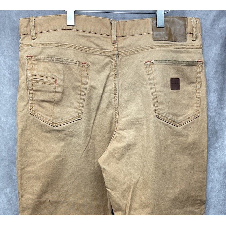 Eddie Bauer VTG 90 Y2K EDDIE BAUER WORKWEAR CANVAS CARPENTER PANTS BROWN Size US 40 / EU 56 - 1 Thumbnail