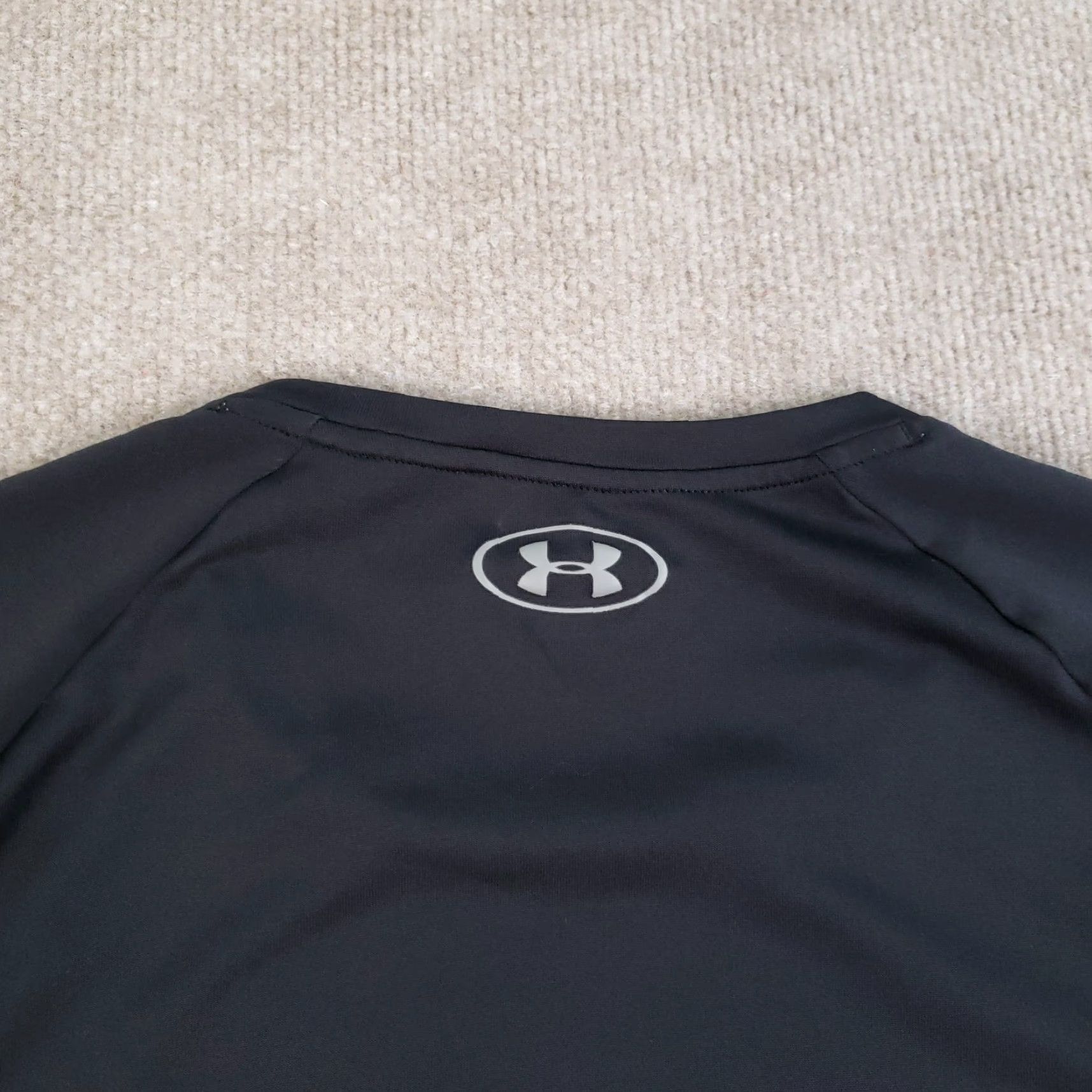 Under Armour Under Armour Shirt 2XL Black Tech Tee Crew Neck Short Sleeve Wicking Mens Size US XXL / EU 58 / 5 - 8 Thumbnail