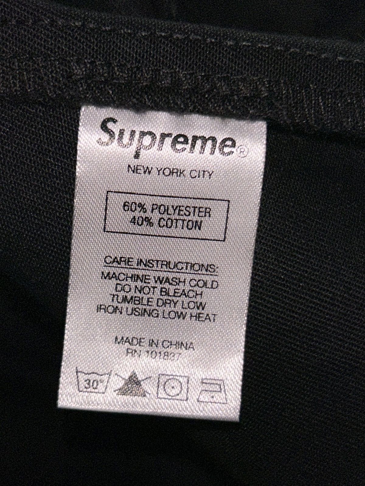 Antihero × Supreme Supreme AntiHero Snap Front Twill Jacket FW20 size Small NEW Size US S / EU 44-46 / 1 - 6 Thumbnail
