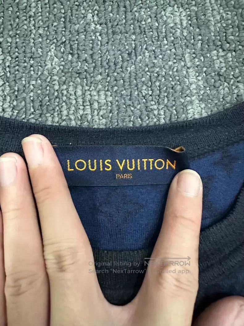 Louis Vuitton Louis Vuitton Long Sleeve Sweatshirt with Printed Wool and Size US L / EU 52-54 / 3 - 4 Thumbnail