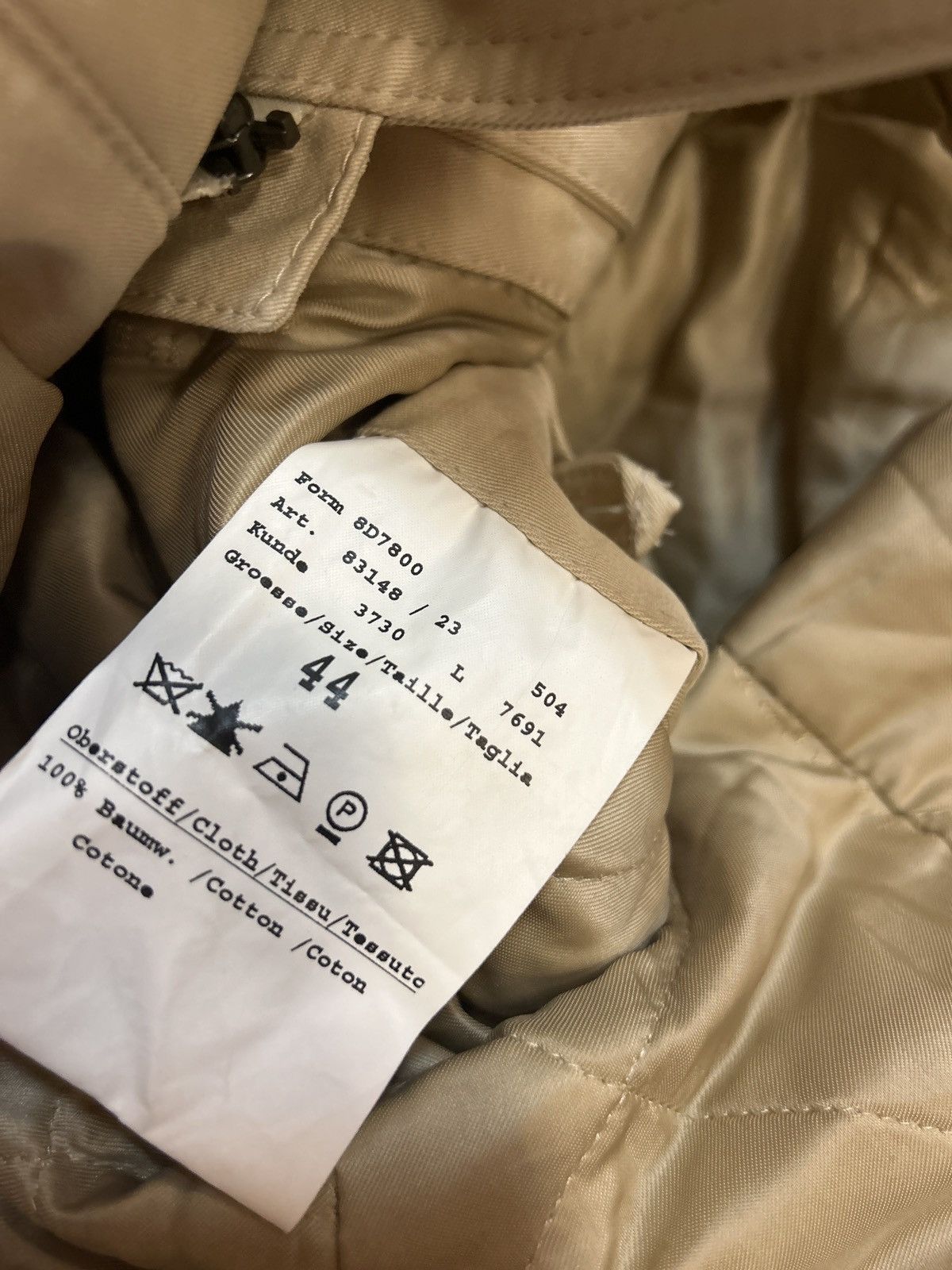 Burberry Burberrys trench coat beige wool lining vintage nova check Size US M / EU 48-50 / 2 - 8 Thumbnail