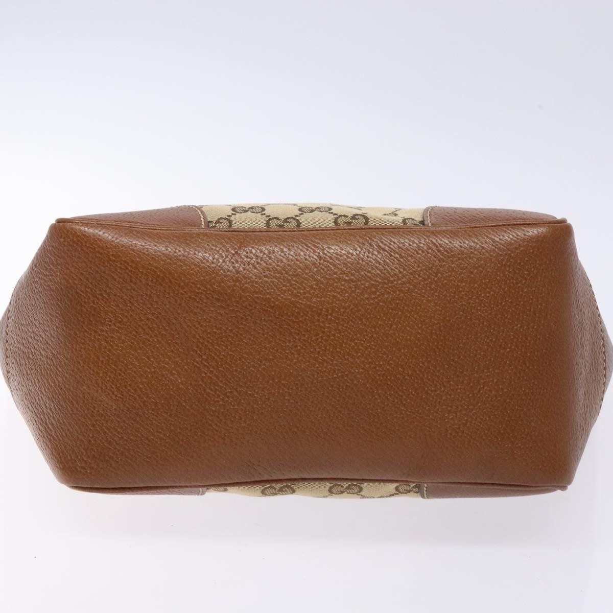 Gucci GUCCI GG Canvas Hand Bag Beige Gold Size ONE SIZE - 10 Thumbnail