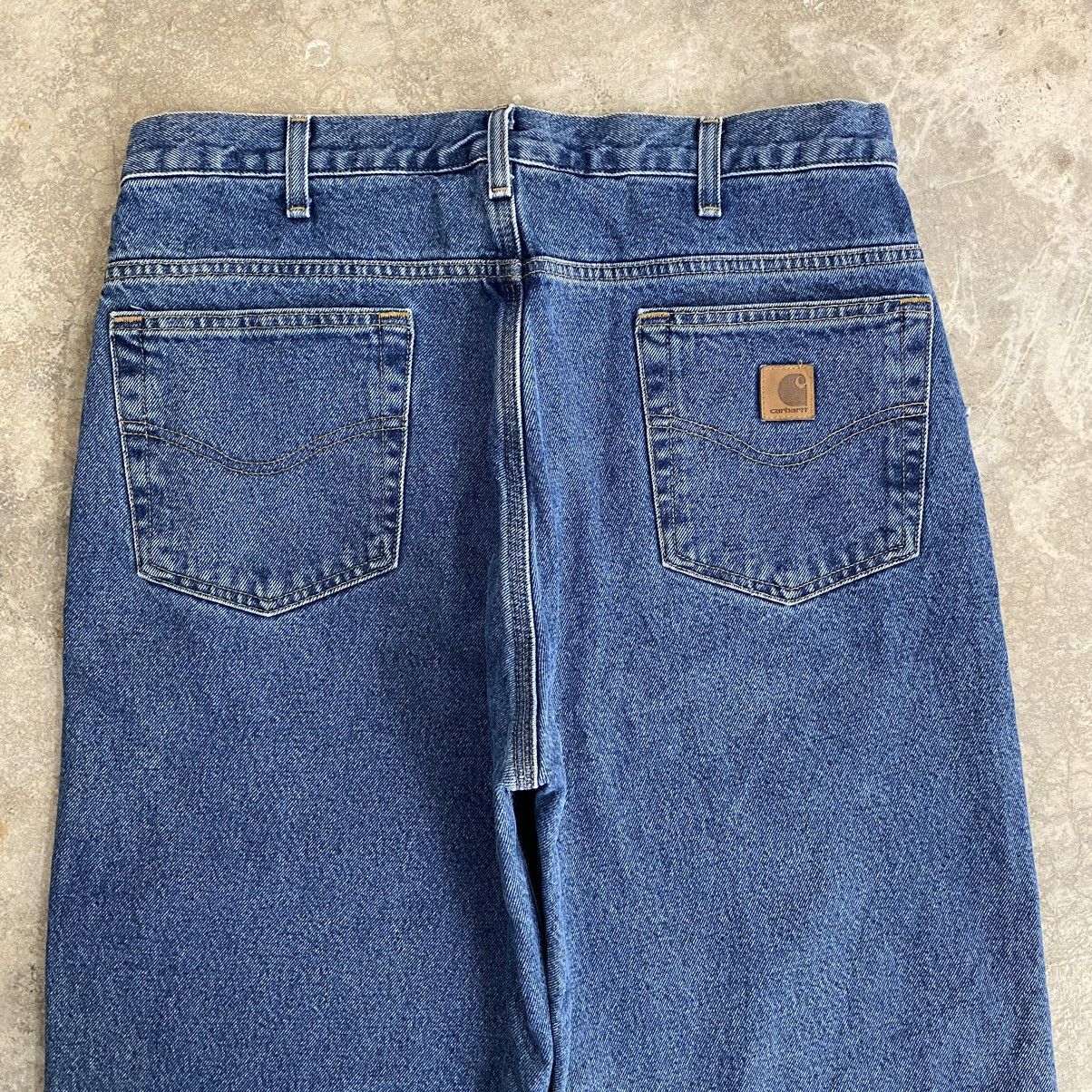 Carhartt Vintage Carhartt Blanket Lined Relaxed Fit Denim Jeans Size US 35 - 23 Thumbnail