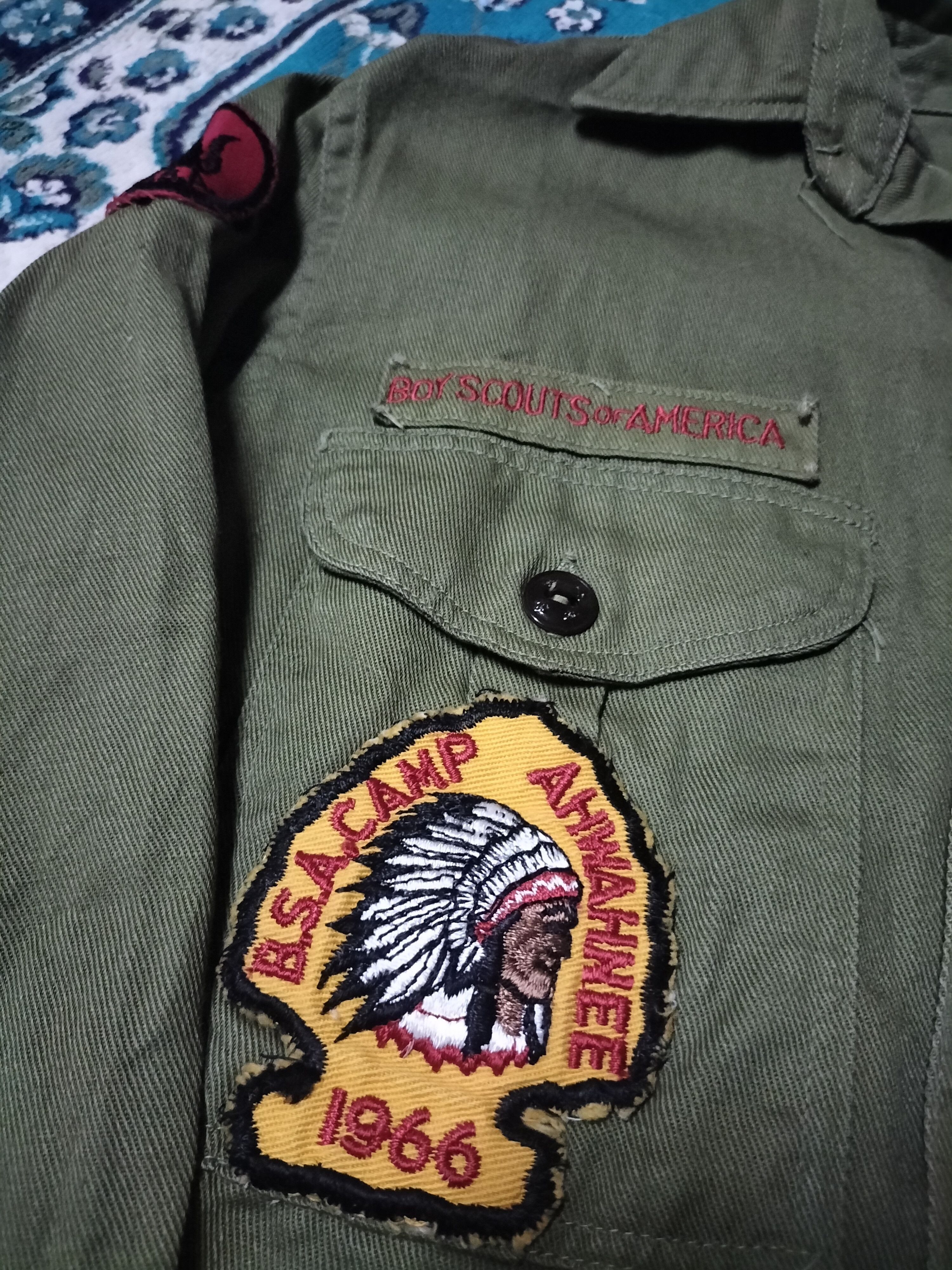 Vintage Vintage 60s Boy Scouts Of America 1966 Apache BSA Camp KIDS Size US XXS / EU 40 - 4 Thumbnail