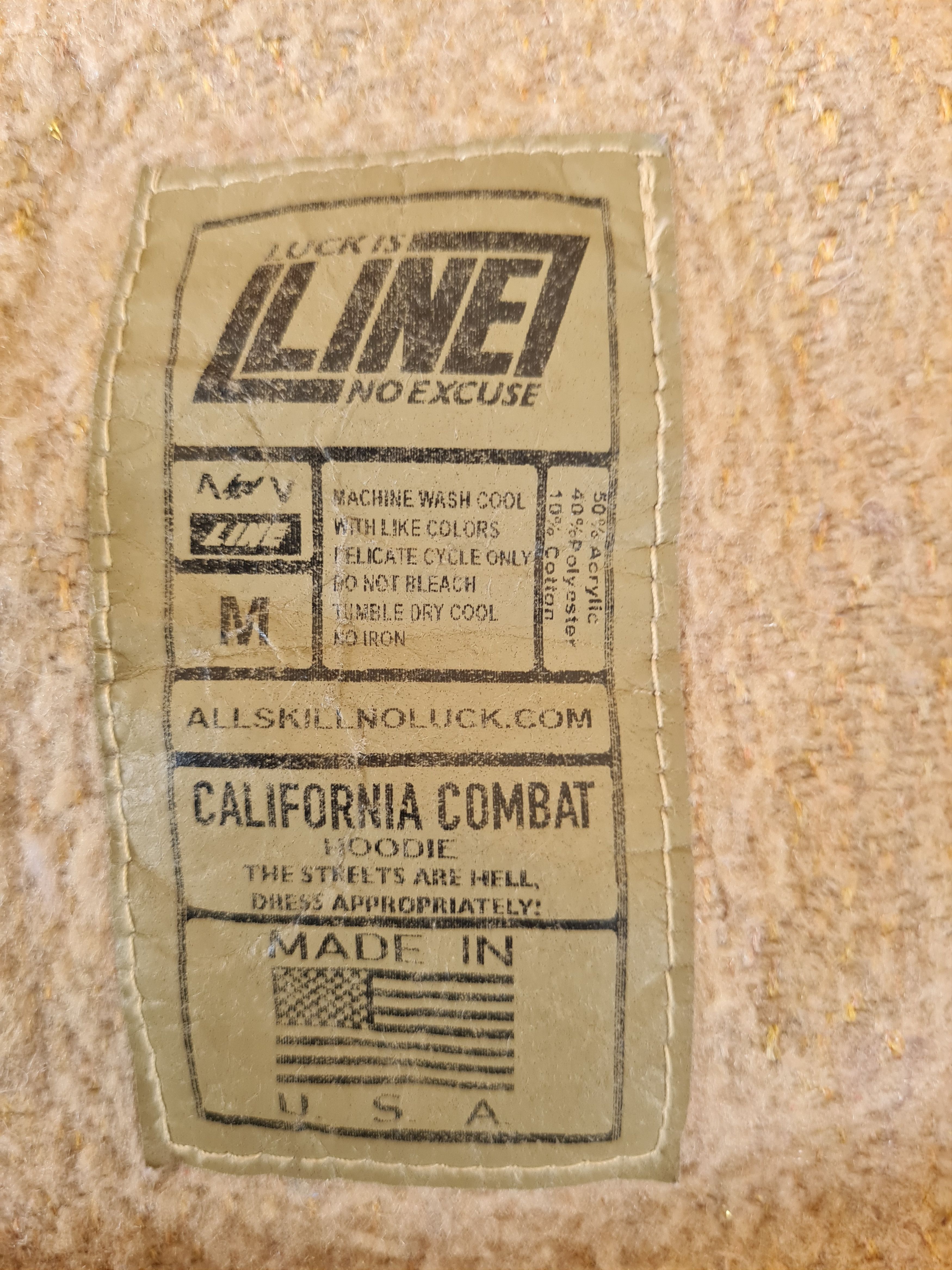 Vintage Vtg Carlifornia Combat Hoodie Size US M / EU 48-50 / 2 - 9 Thumbnail