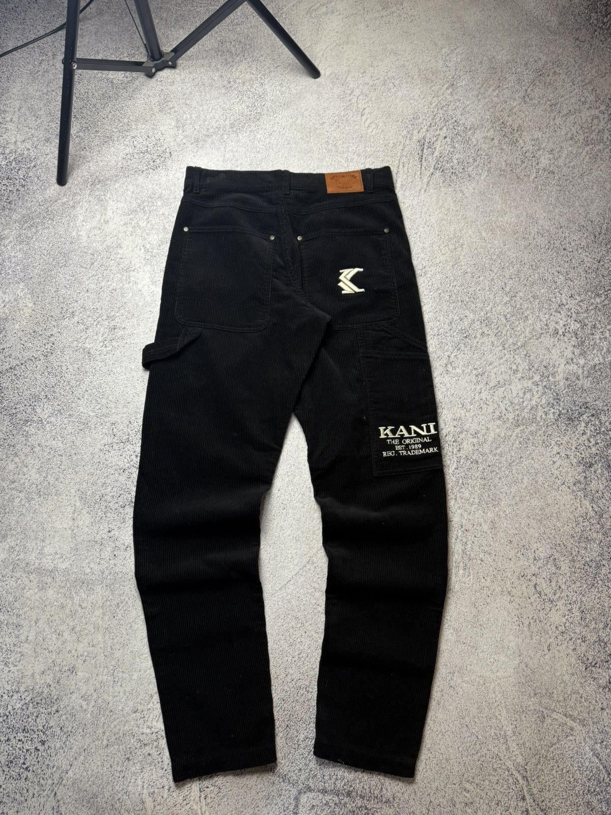 Karl Kani Vintage Karl Kani Velour Pants Rap Jeans Y2K Size US 32 / EU 48 - 1 Thumbnail