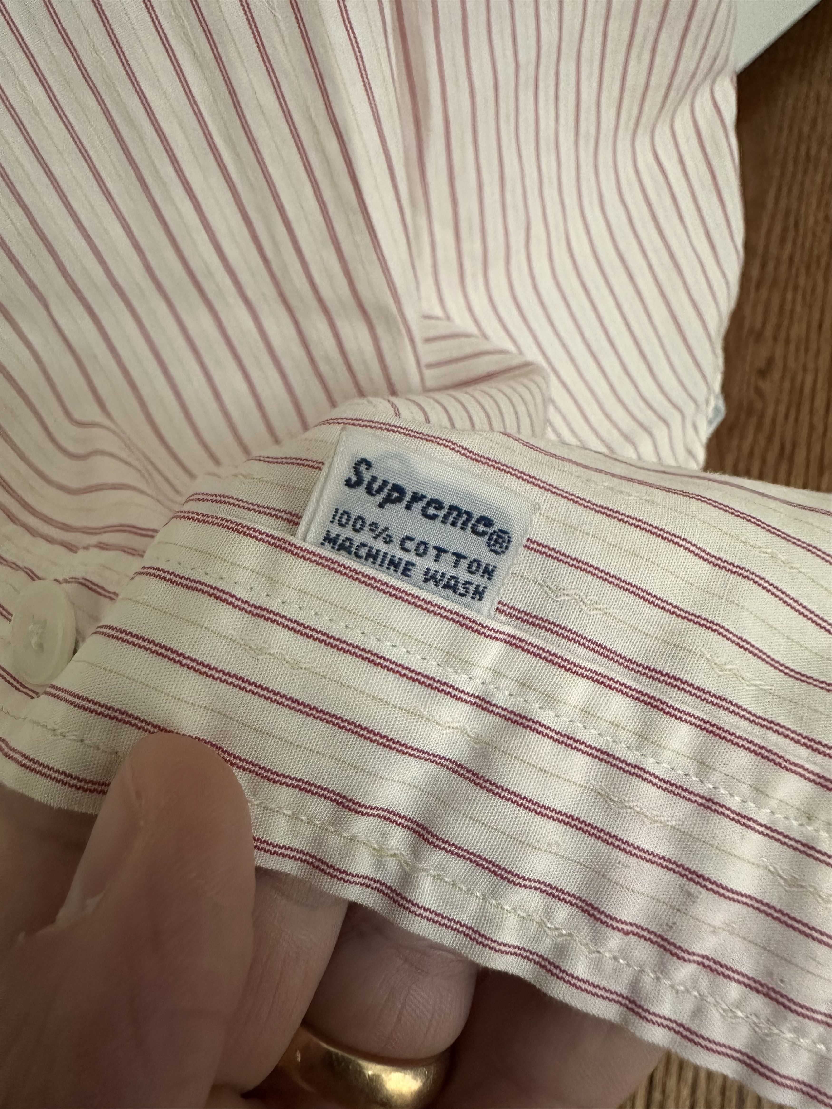 Supreme SUPREME Vintage Button Up 1990s Size US L / EU 52-54 / 3 - 3 Thumbnail