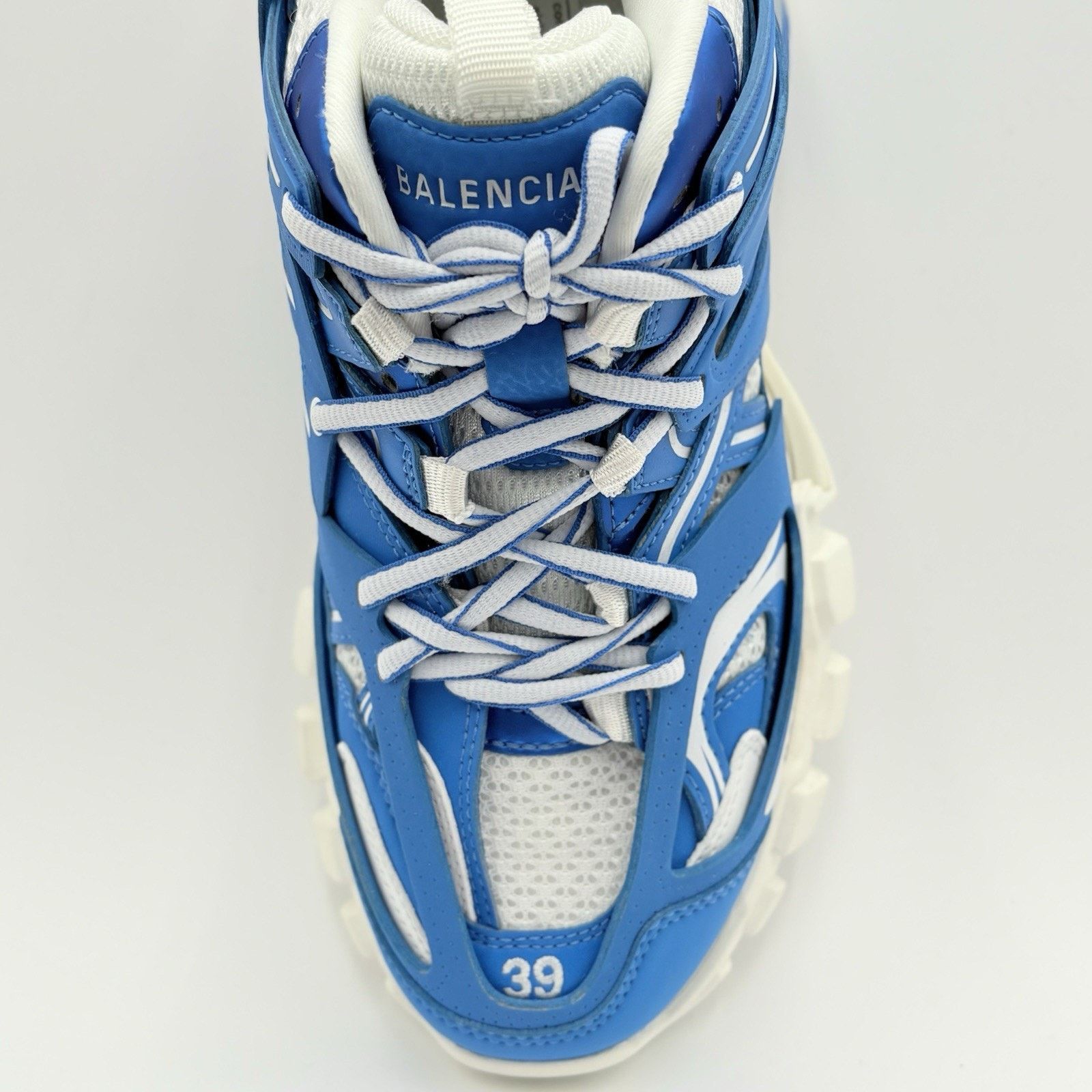 Balenciaga Balenciaga Track LED Sneaker ' White Blue ' | BRAND NEW Size US 6 / EU 39 - 11 Thumbnail