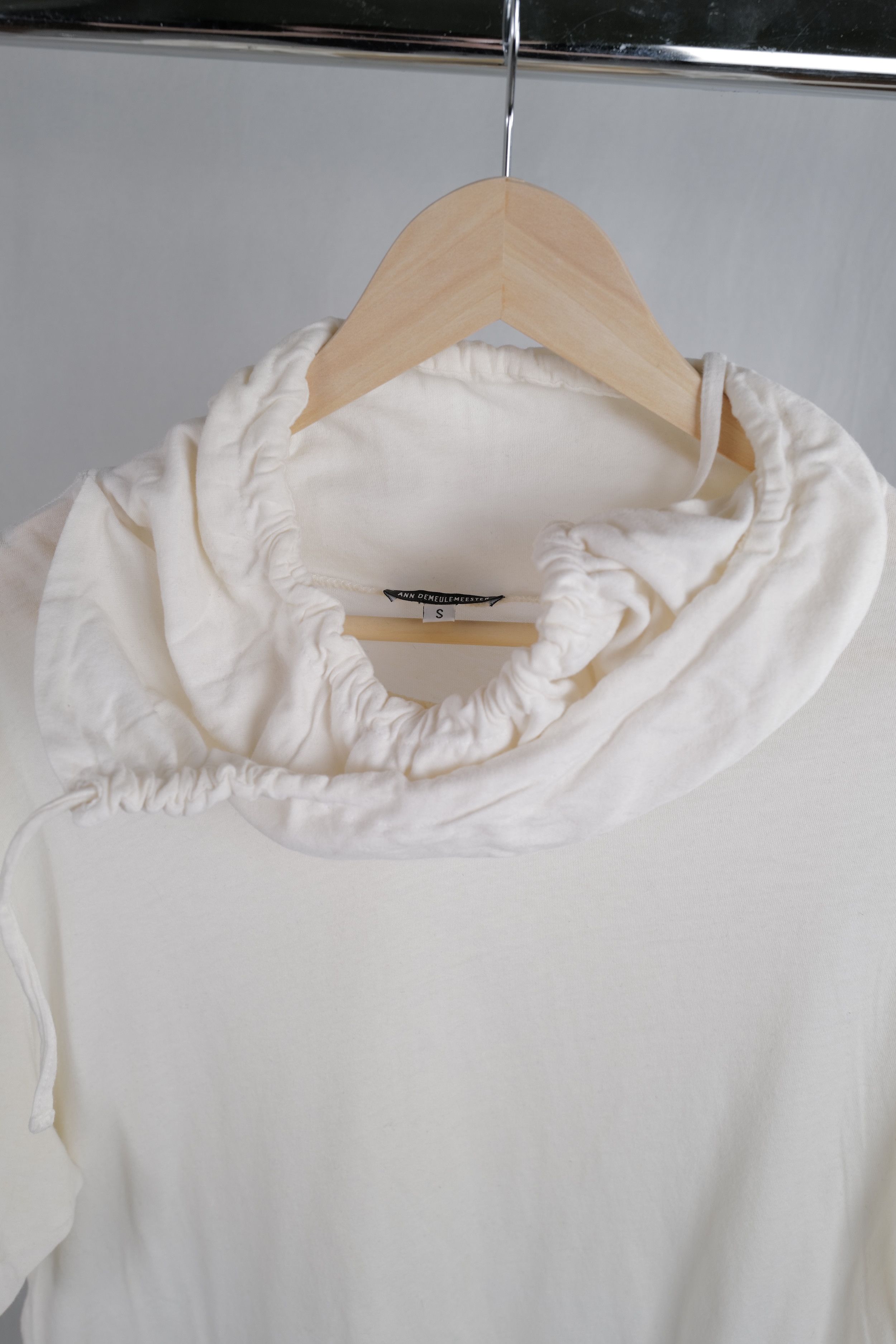 Ann Demeulemeester Ann Demeulemeester t-shirt with neck detail Size US XS / EU 42 / 0 - 15 Thumbnail