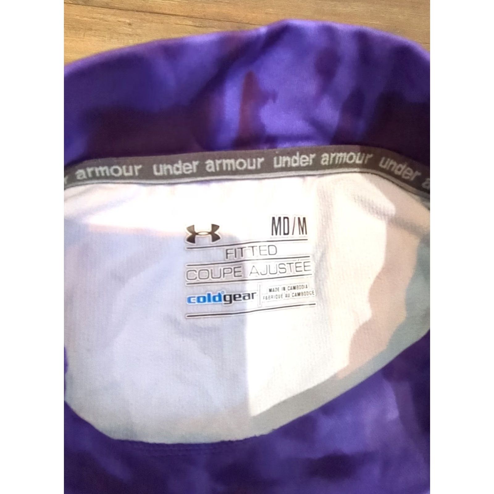 Under Armour Under Armour T-Shirt Women Crew Neck Polyester Purple Size M Long Sleeve Geometric Basic Top Clothing Size M / US 6-8 / IT 42-44 - 5 Thumbnail