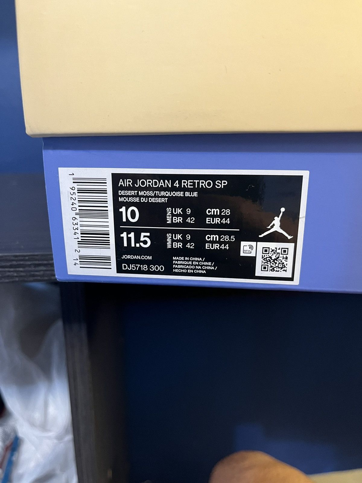 Jordan Brand × Union LA Jordan 4 Union LA “Desert Moss” Size US 10 / EU 43 - 12 Thumbnail