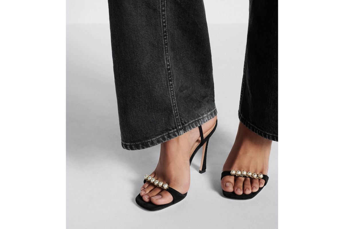 Dior o1bcso1str0226 Diorly Heeled Sandal in Black Size US 7 / IT 37 - 6 Thumbnail