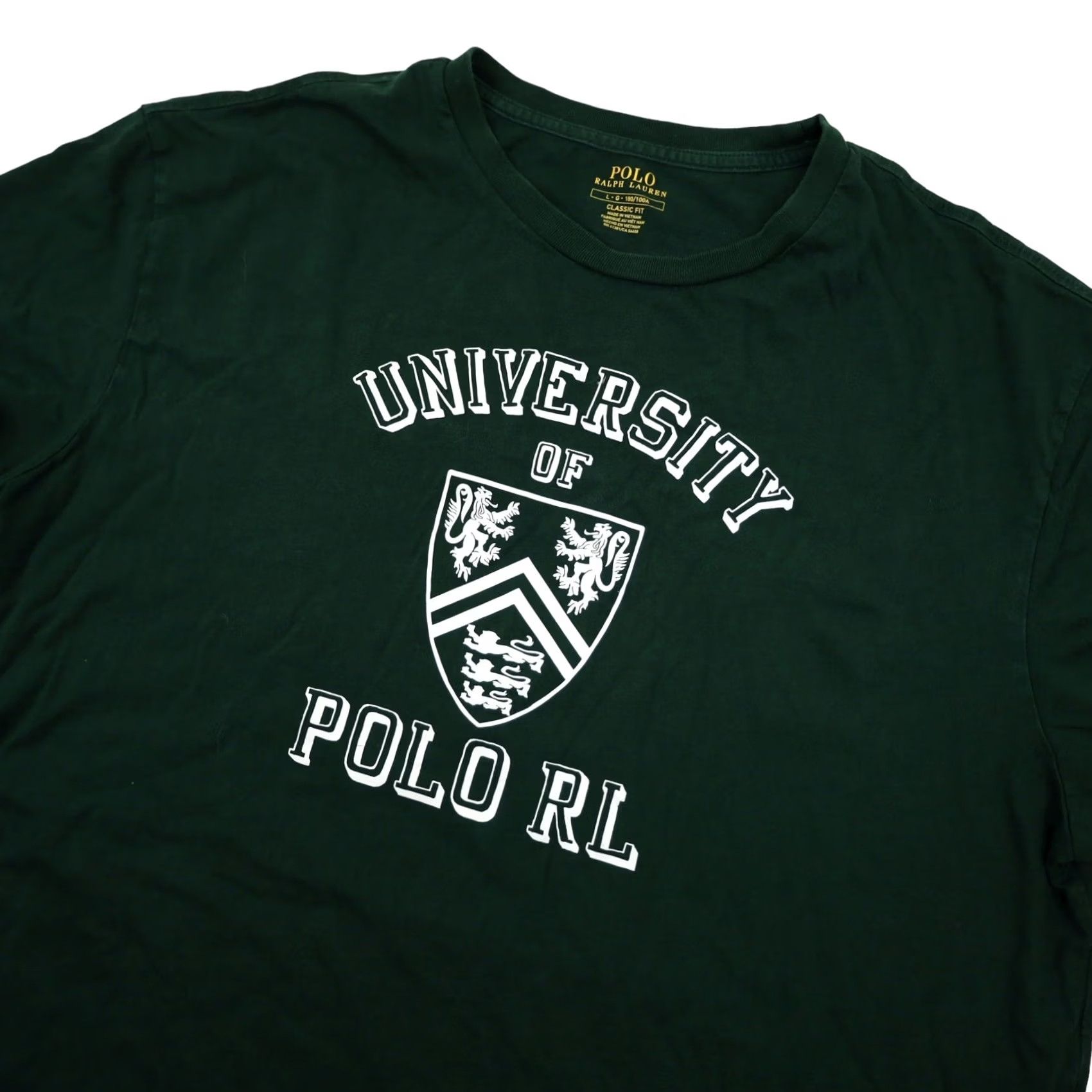 Polo Ralph Lauren VINTAGE Polo Ralph Lauren Shirt Mens Large University Graphic T Shirt Green L Boys? Size US L / EU 52-54 / 3 - 2 Thumbnail