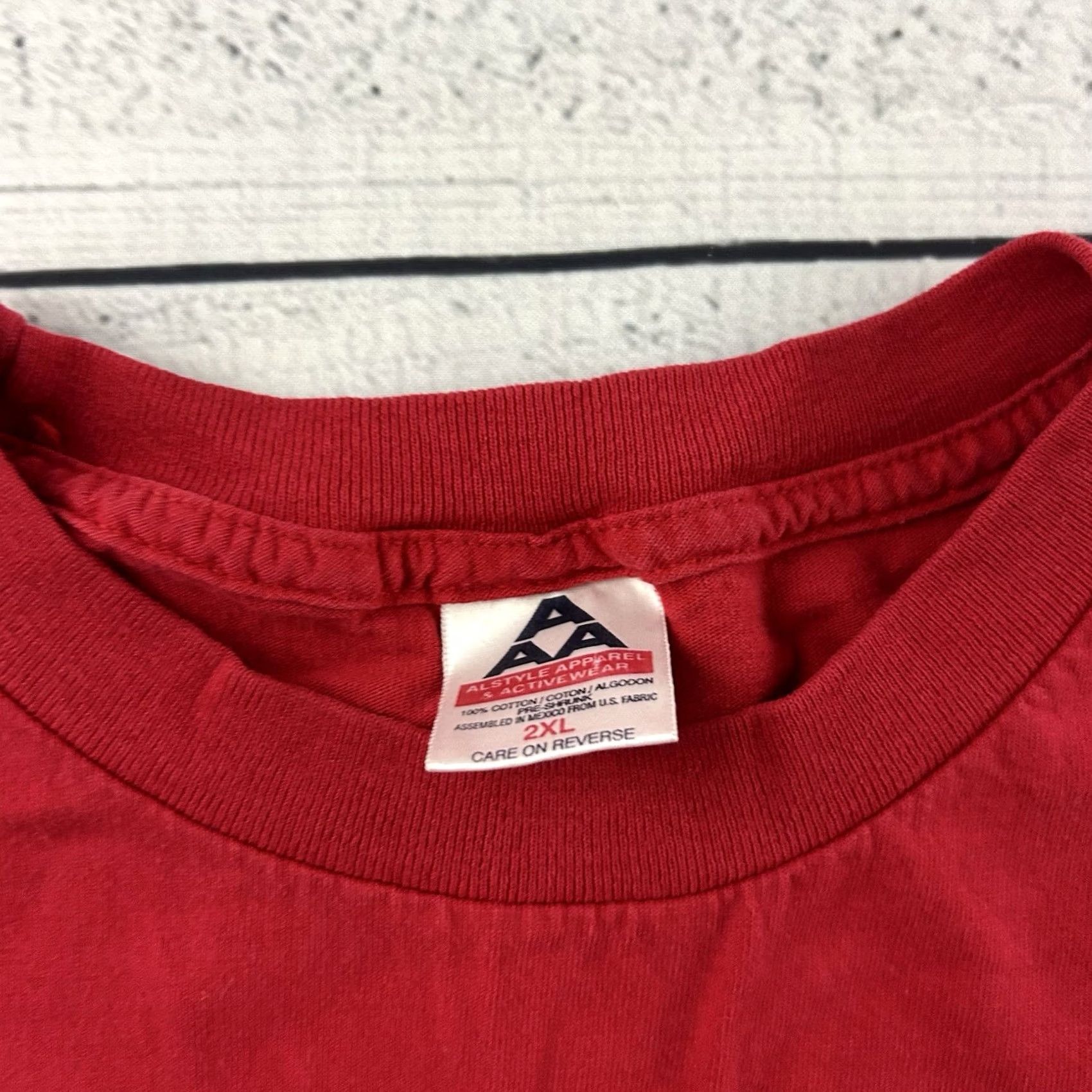 West Coast Choppers VINTAGE West Coast Choppers T-Shirt Long Sleeve Mens 2XL Red Crew Neck Graphic Print City Motorcycle Size US XXL / EU 58 / 5 - 2 Thumbnail