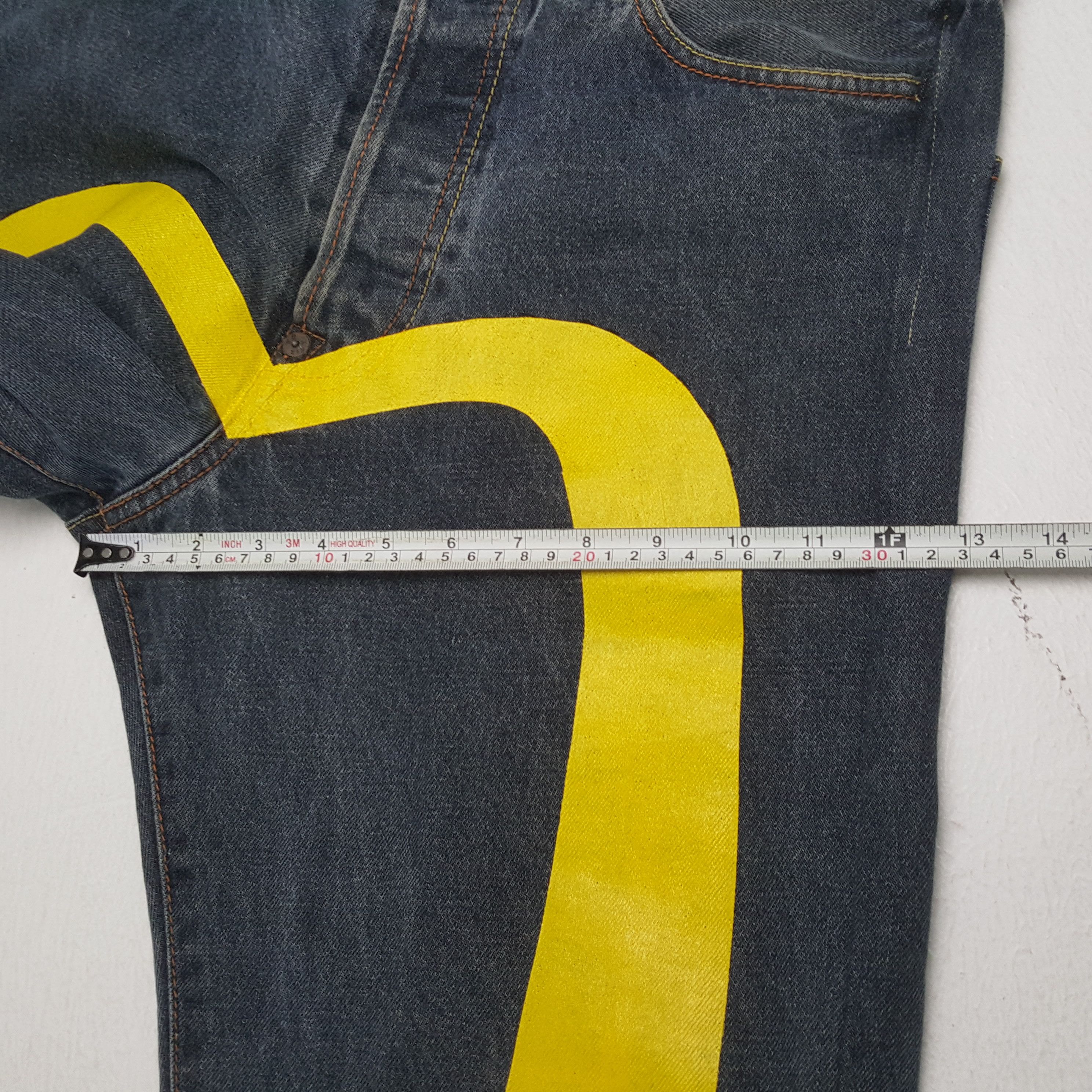 Japanese Brand × Vintage EVISU Japanese Brand Streetwear Custom Daicock Jeans Size US 33 - 9 Thumbnail
