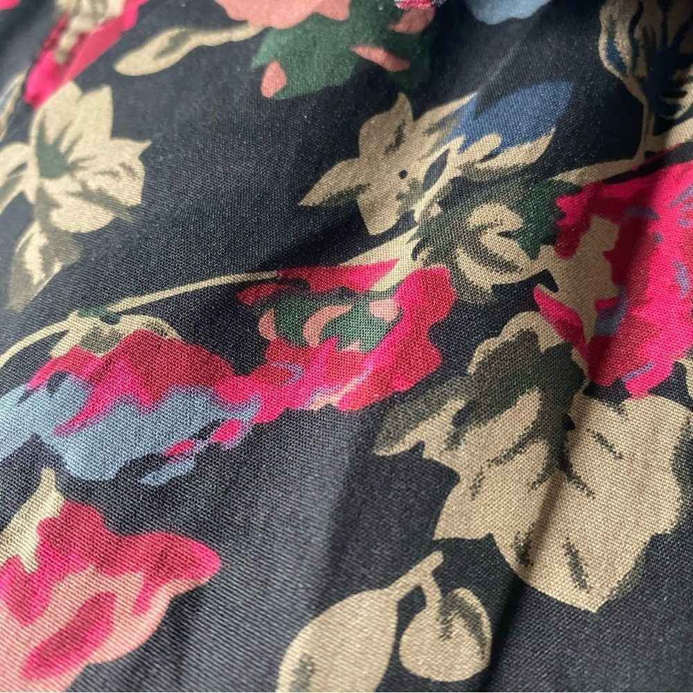 Chaps Chaps Floral Button-Up Blouse – Vintage-Inspired XL. Size XL / US 12-14 / IT 48-50 - 3 Thumbnail
