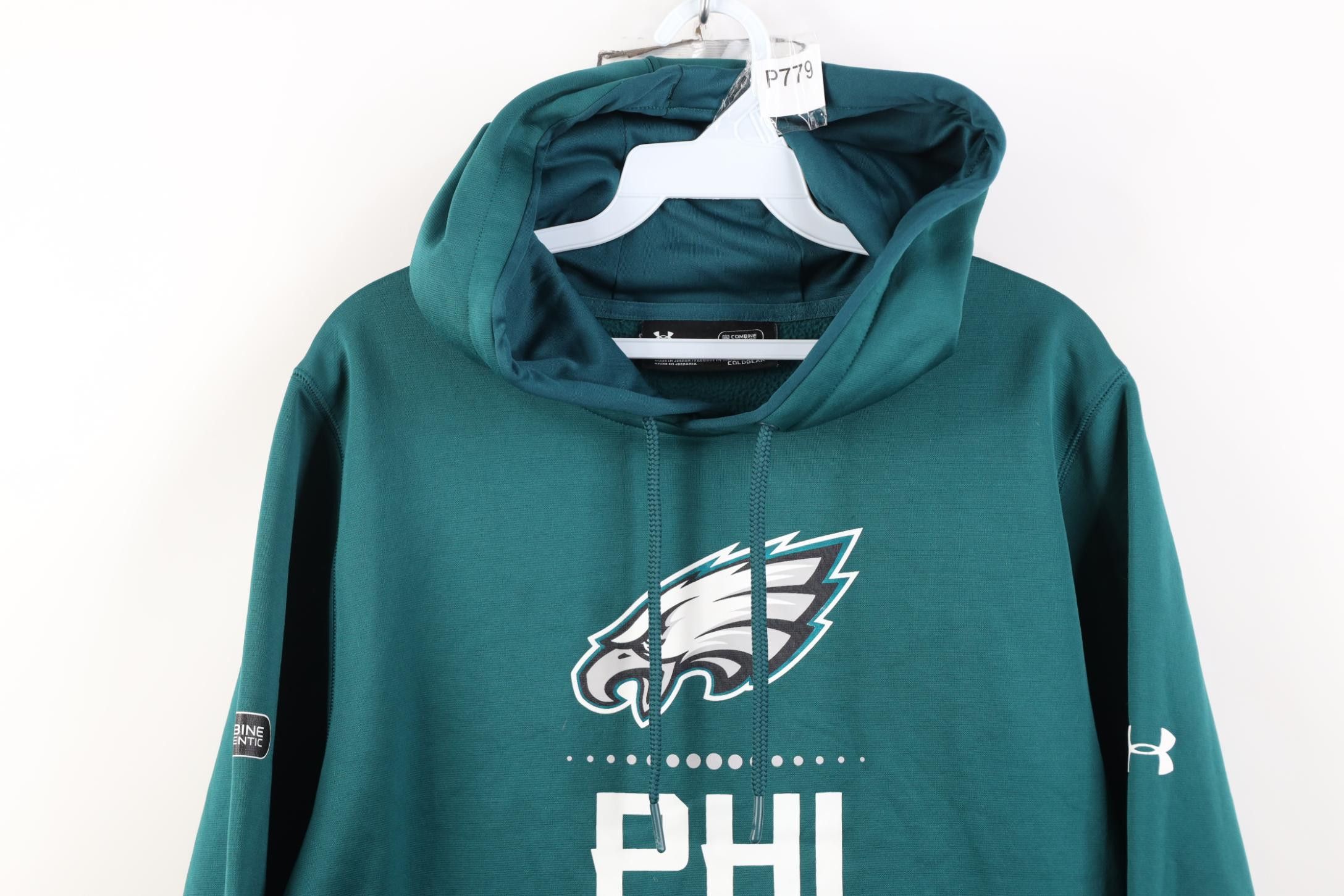 Under Armour Under Armour NFL Combine Eagles Football Hoodie Green Size US M / EU 48-50 / 2 - 2 Thumbnail
