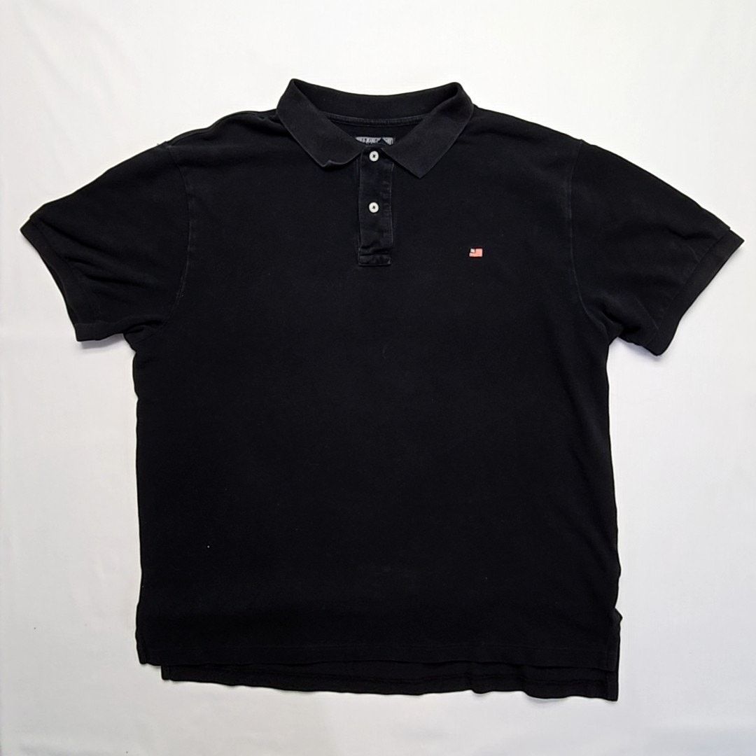 Polo Ralph Lauren × Vintage Vintage Polo Jeans Company Ralph Lauren Polo Black XL Shirt Size XL / US 12-14 / IT 48-50 - 1 Thumbnail