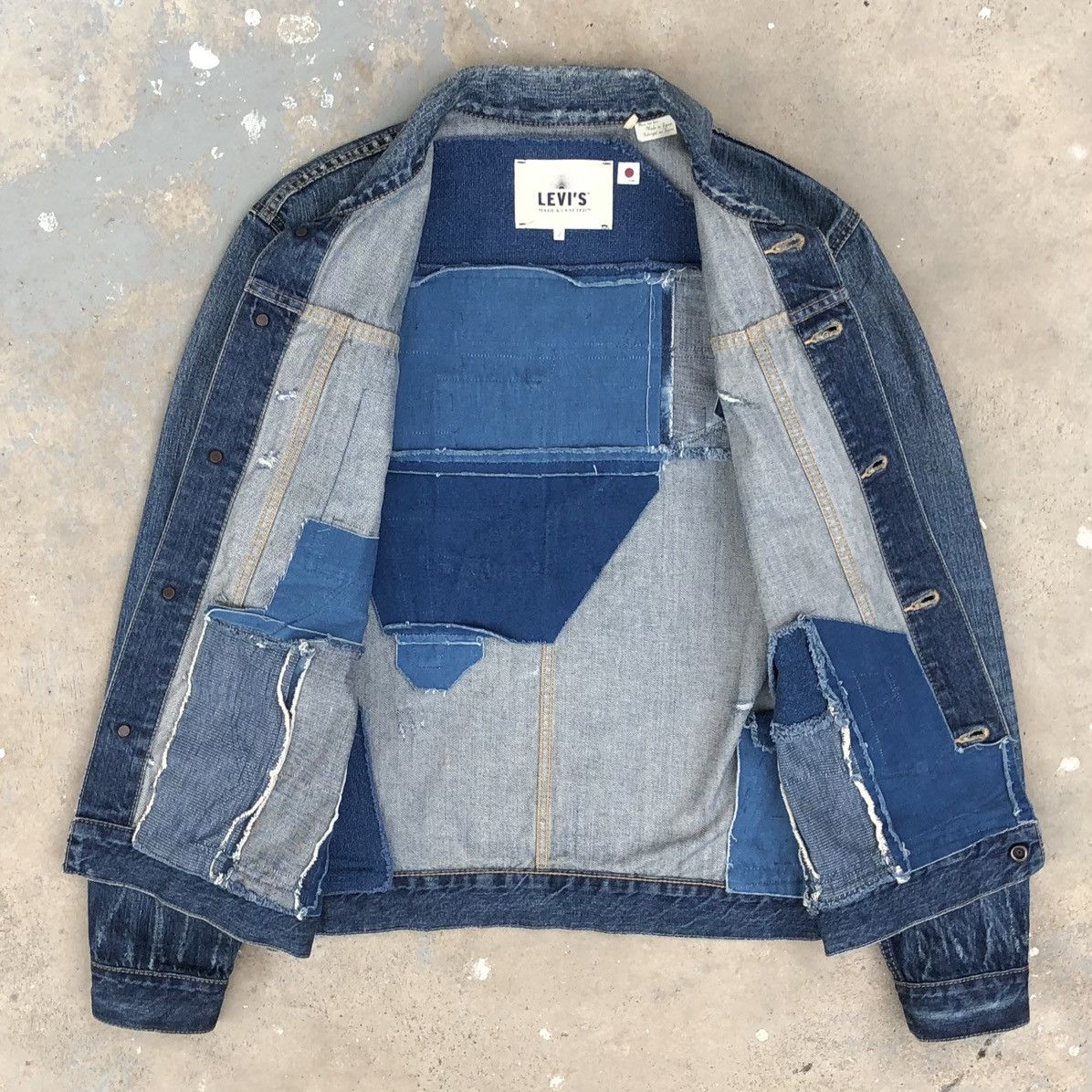 Levi's Made & Crafted Levis Made & Crafted Type IV Trucker Boro Made In Japan 🇯🇵 Size US M / EU 48-50 / 2 - 13 Thumbnail