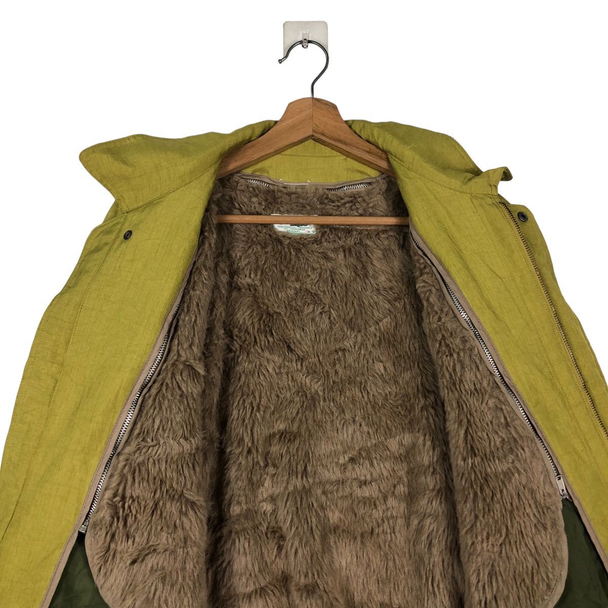 Japanese Brand × Vintage 📌VINTAGE BOMBER JACKET CROCODILE MINK FUR BLANKET Size US M / EU 48-50 / 2 - 12 Thumbnail