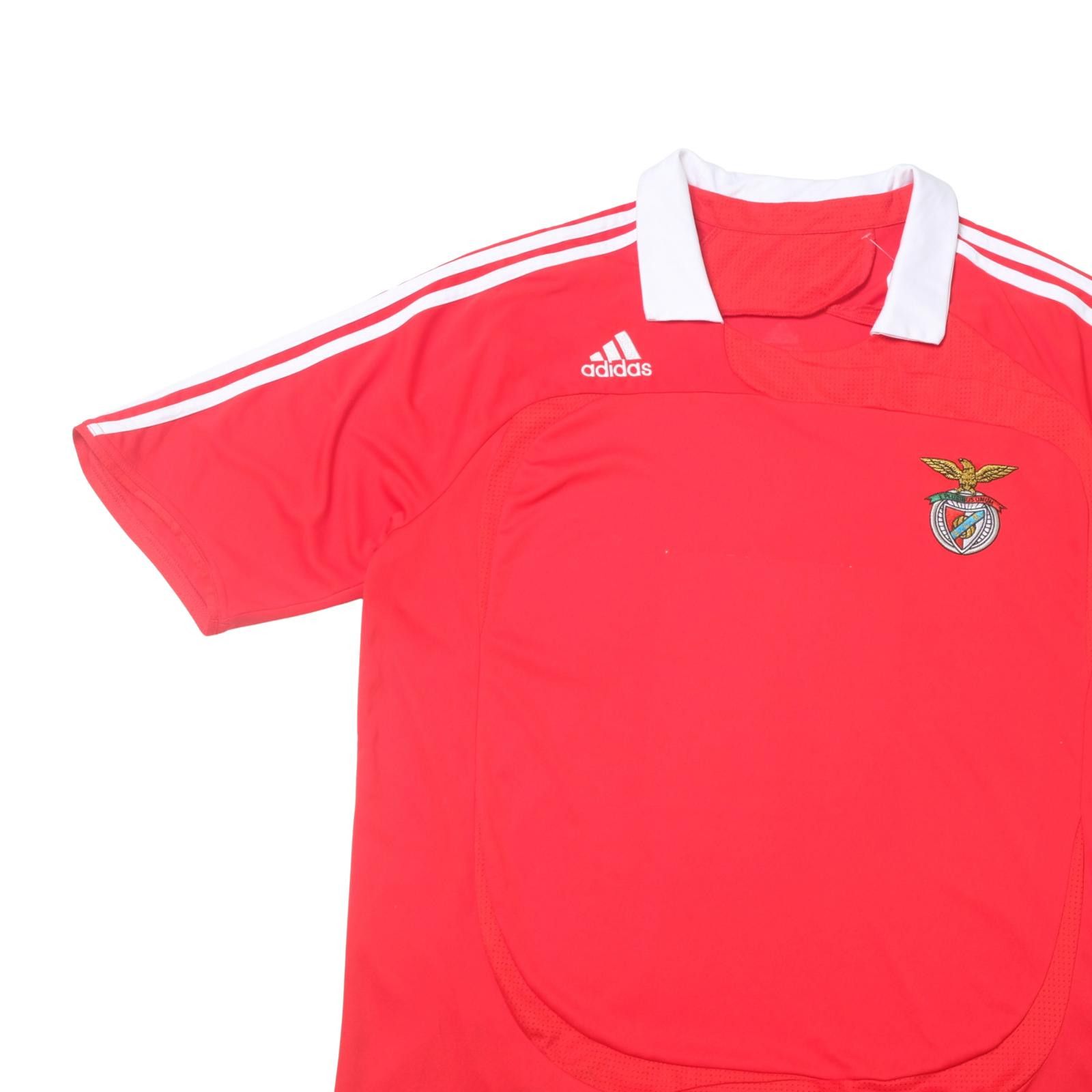 Adidas 2007/08 Benfica Home Shirt Adidas (XL/2XL) Size US XL / EU 56 / 4 - 3 Thumbnail