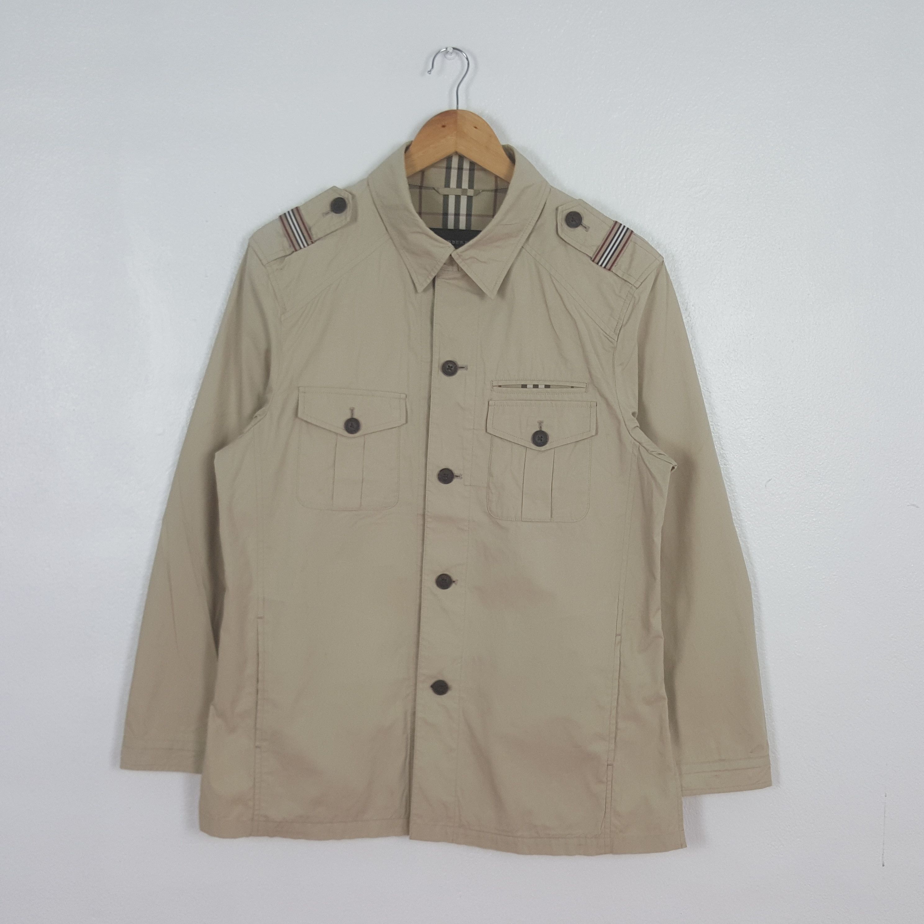 Burberry Vintage Burberry Nova Check Long Shirt Button Up C319N32 Size US L / EU 52-54 / 3 - 3 Thumbnail