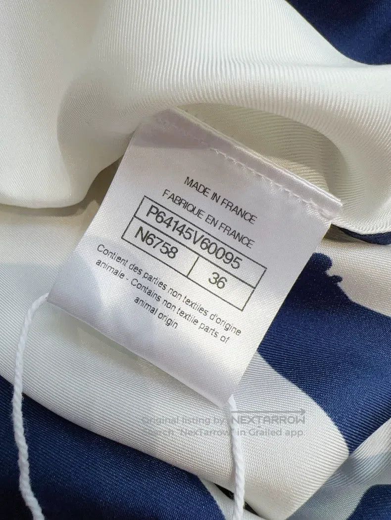 Chanel Chanel 20S roof series letter design sense silk shirt jack Size XS / US 0-2 / IT 36-38 - 6 Thumbnail
