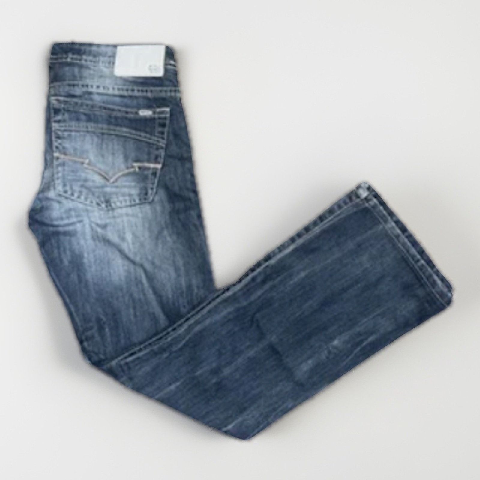 Buffalo David Bitton Buffalo David Bitton King Jeans 30x29 Blue Flared Distressed Size US 30 / EU 46 - 1 Thumbnail