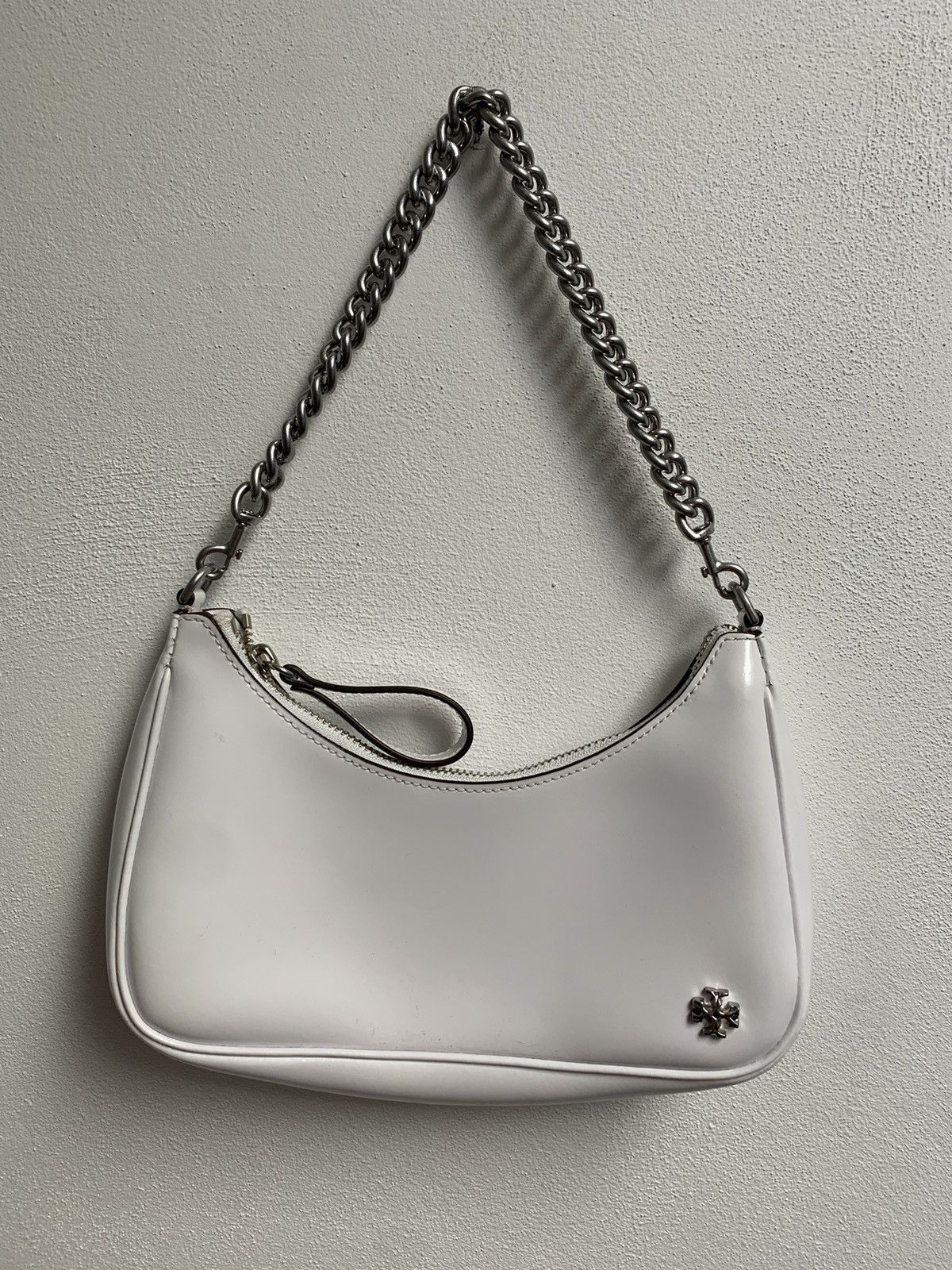 Tory Burch Tory Burch Mercer Spazzolato Leather Shoulder Bag Size ONE SIZE - 2 Thumbnail