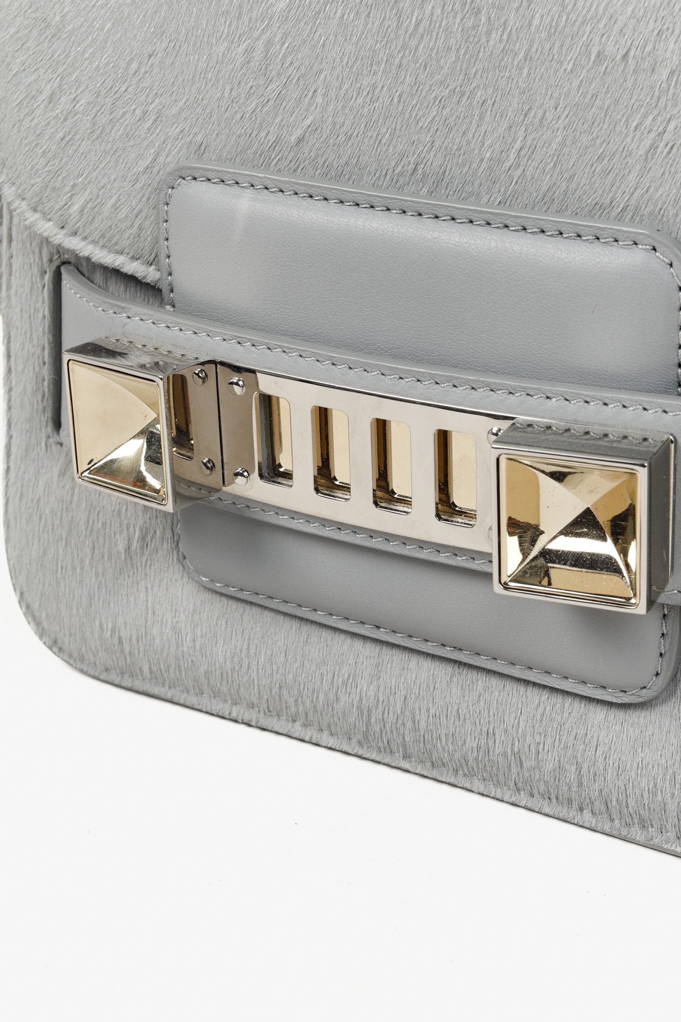Proenza Schouler Proenza Schouler Icy Pearl Calf Hair PS11 Mini Shoulder Bag Size ONE SIZE - 12 Thumbnail