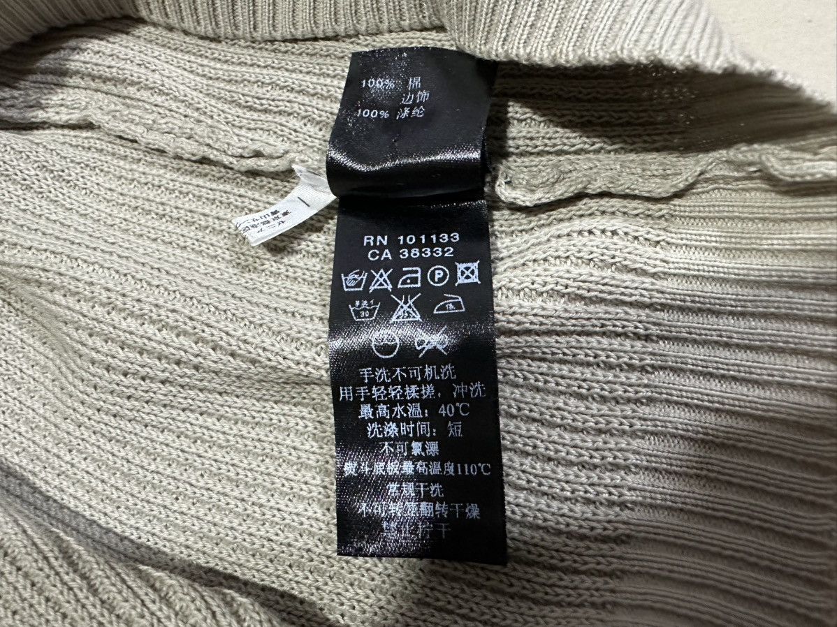 Designer × Ermenegildo Zegna 🔥Vintage Zegna Sport Ribbed Knit Double Layer Polo Ls Shirt Size US M / EU 48-50 / 2 - 14 Thumbnail