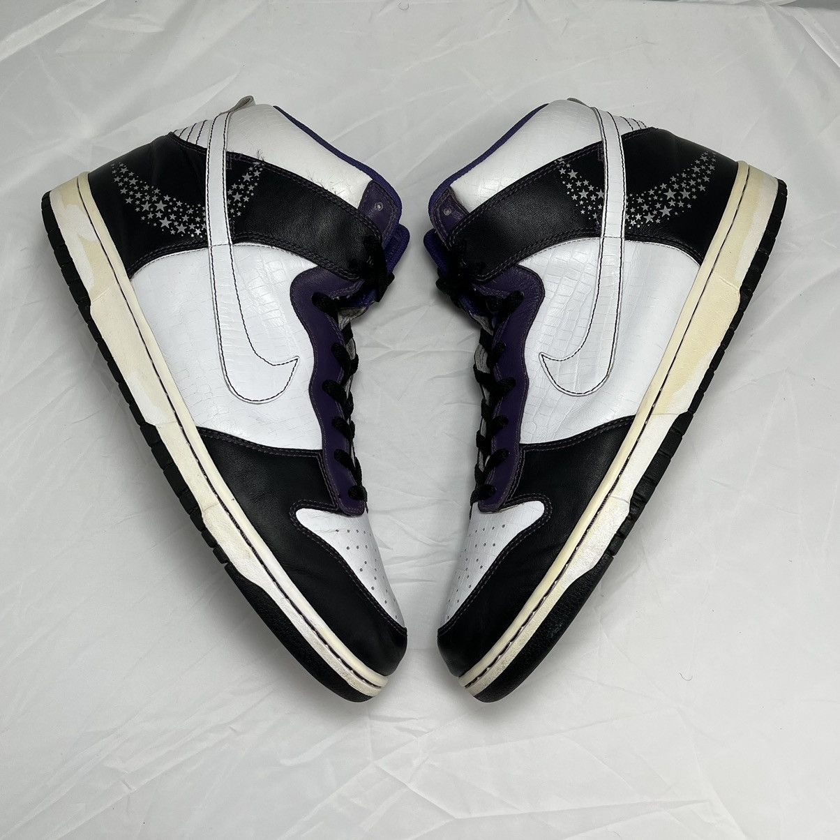 Nike × Vintage Vintage Rare 2006 Nike Dunk High Quasar Moon and Stars Drip Size US 13 / EU 46 - 8 Thumbnail