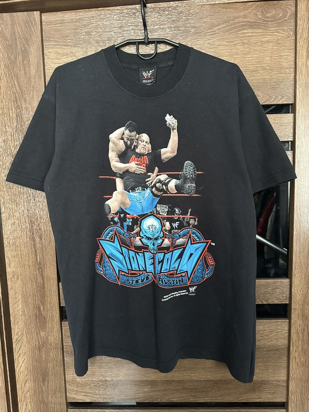 WWF 2000 Steve Austin Stone Cold WWF Vintage T-Shirt Tee Size US M / EU 48-50 / 2 - 1 Thumbnail