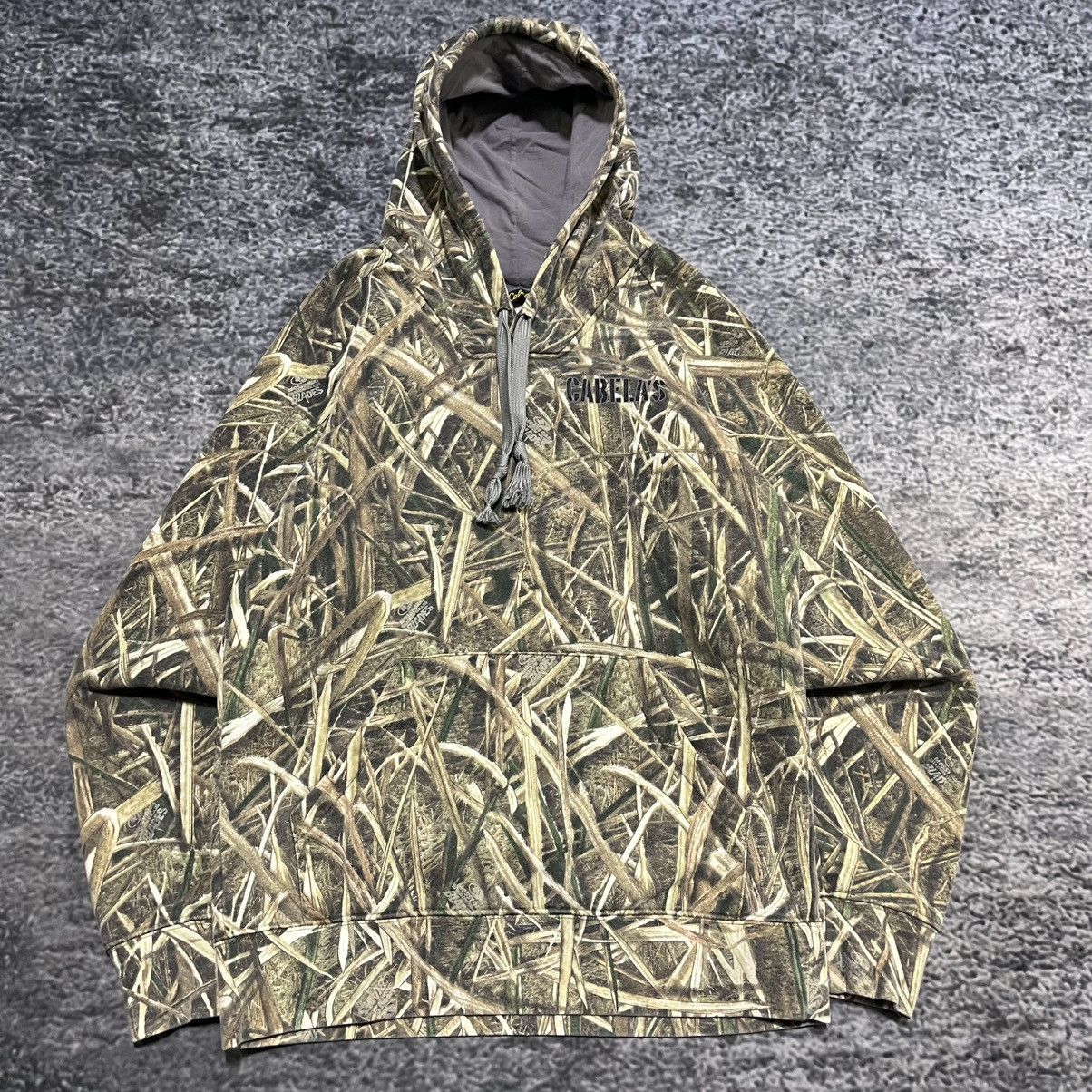 Cabelas VINTAGE Y2K CABELA'S CAMO OUTDOOR GRUNGE SKATER HOODIE SMALL Size US S / EU 44-46 / 1 - 3 Thumbnail