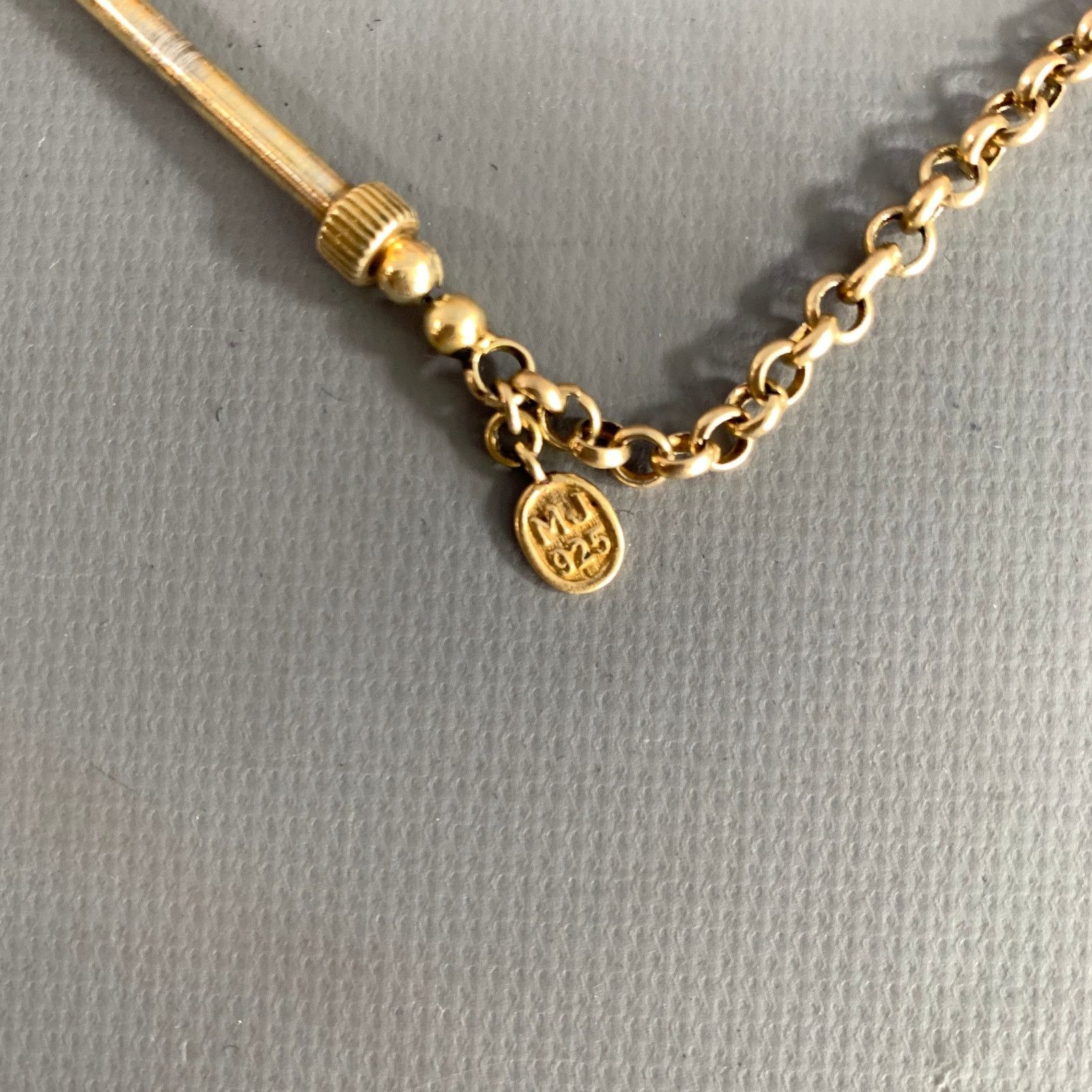 Marc Jacobs MARC JACOBS Orange Gold Sterling Bracelet Size ONE SIZE - 3 Thumbnail