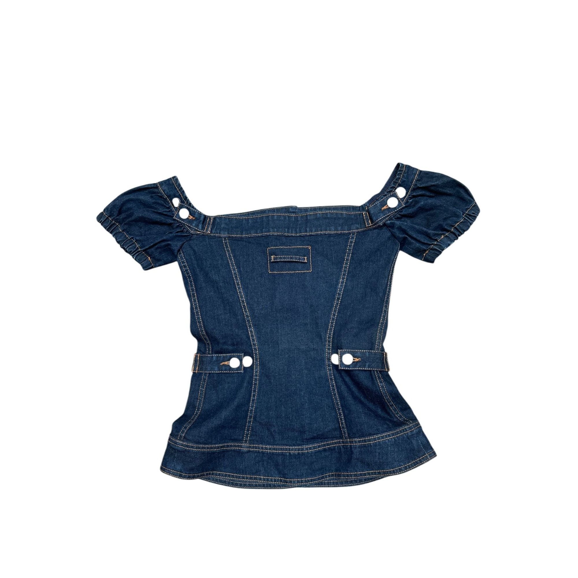 Jean Paul Gaultier Raw denim bustier top Size XS / US 0-2 / IT 36-38 - 4 Thumbnail