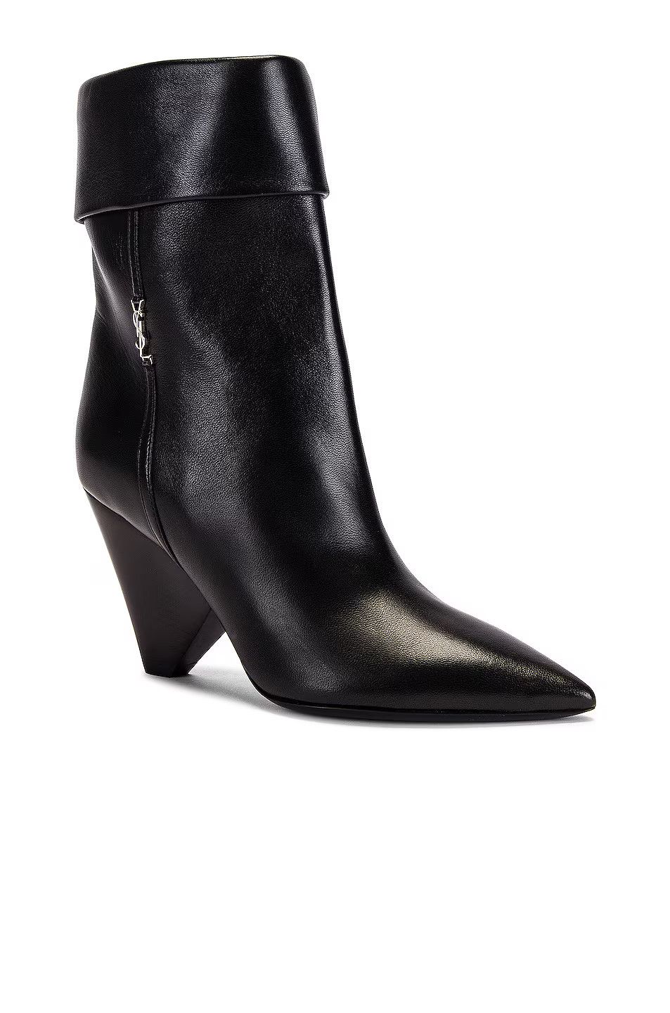 Saint Laurent Paris o1bcso1str1124 Nikki Booties in Black Size US 10 / IT 40 - 2 Thumbnail