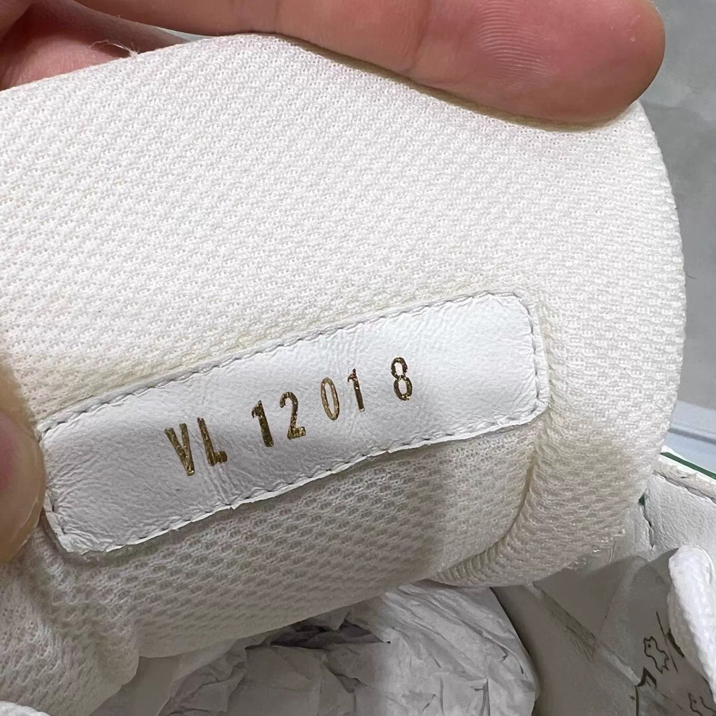 Louis Vuitton LV Trainer White & Green Denim UK8/42 Size US 9 / EU 42 - 8 Thumbnail