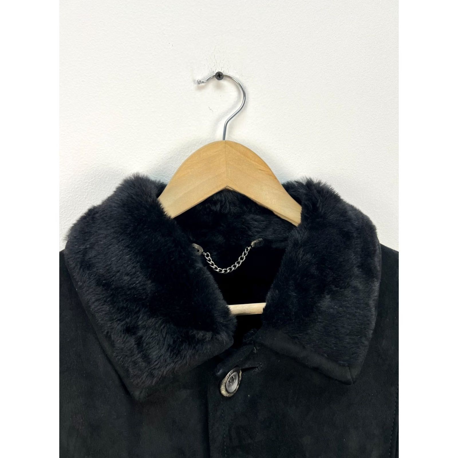Gallotti Gallotti Shearling Best of the Best Jacket Mens Wool Lamb Skin Black Sz 56 Vintage Size US XL / EU 56 / 4 - 7 Thumbnail
