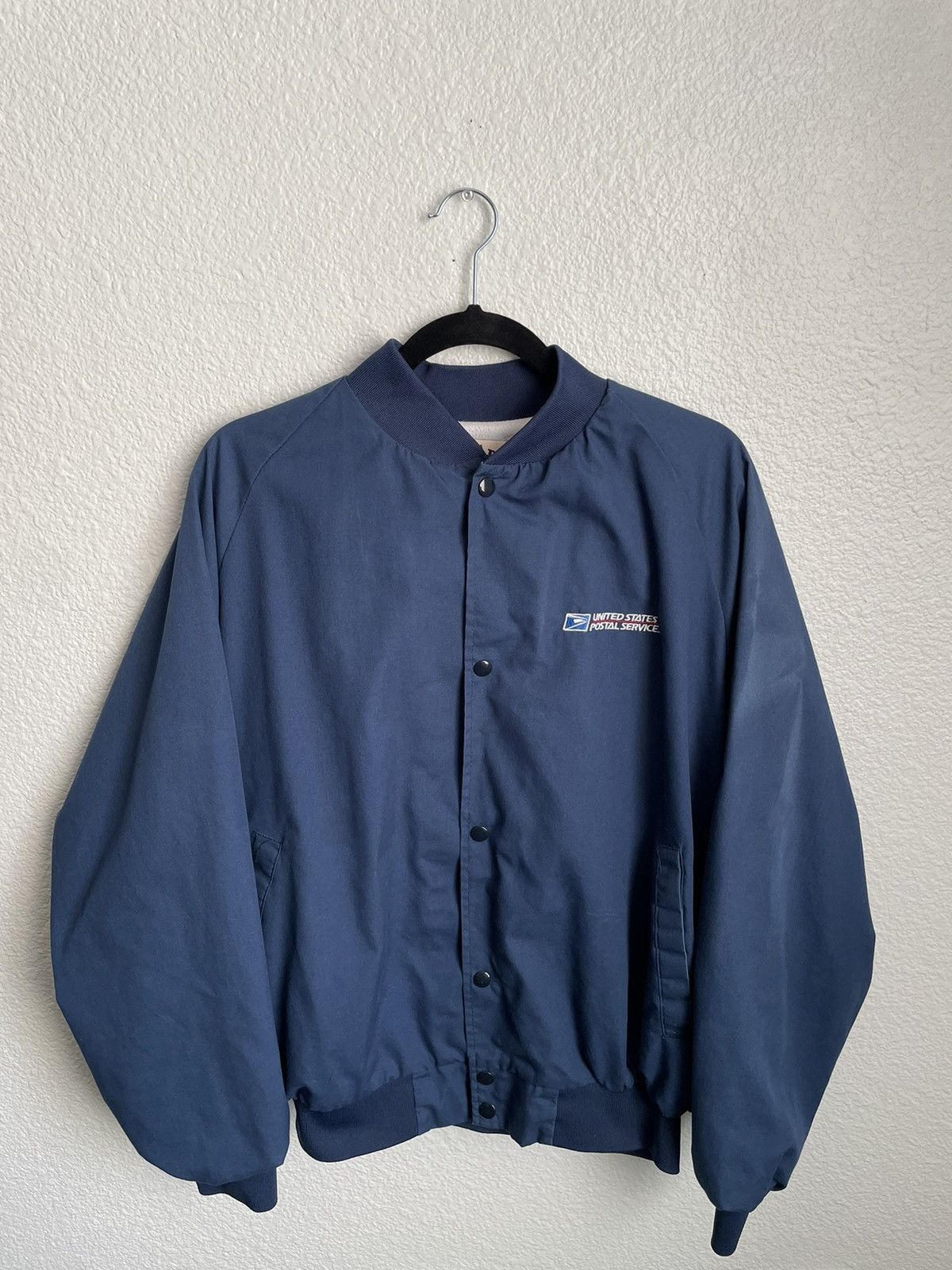 Vintage Vintage Made In USA USPS Bomber Jacket Size Large Size US L / EU 52-54 / 3 - 1 Thumbnail