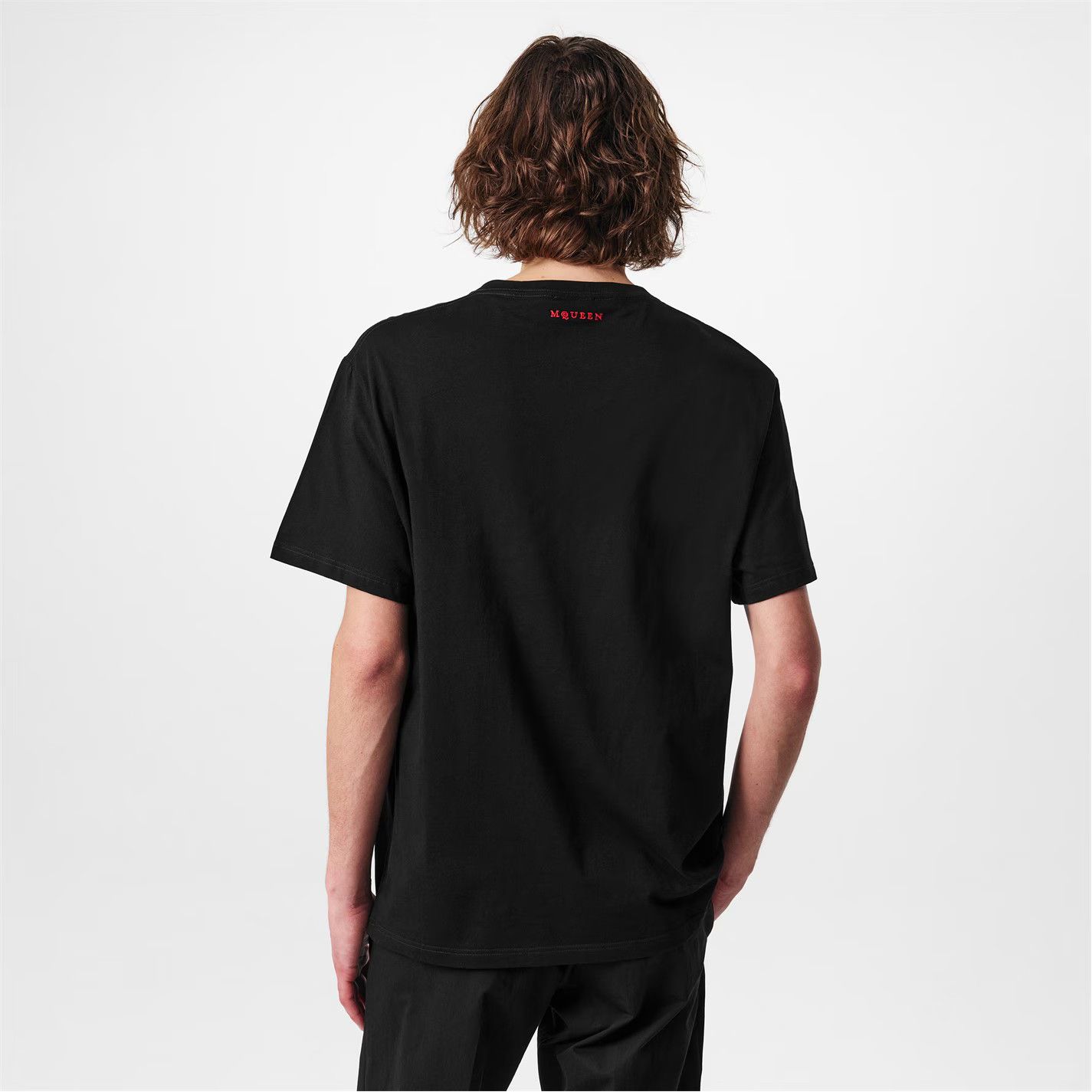 Alexander McQueen o1g2r1mq0326 Lily T-Shirt in Black Size US M / EU 48-50 / 2 - 3 Thumbnail